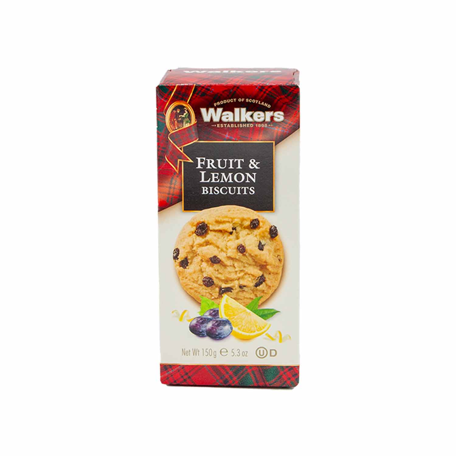 Walkers Fruit & Lemon Biscuits, 150g