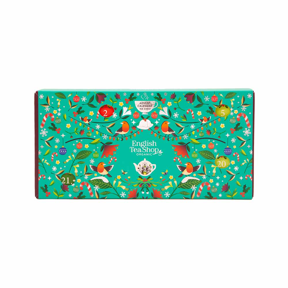 BIO Tee Adventskalender “Christmas Vibes” von English Tea Shop, 25 Pyramidenbeutel BIO Tee Adventskalender “Christmas Vibes” von English Tea Shop, 25 Pyramidenbeutel