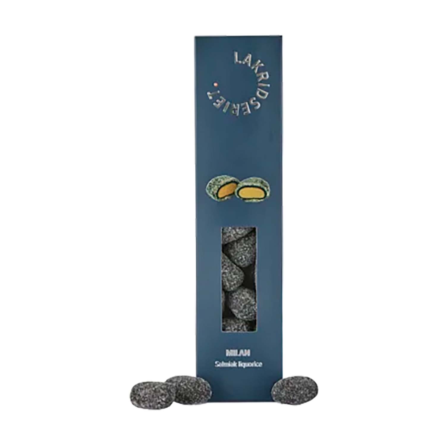 Salmiak-Lakritz mit weichem Kern - Milan, 170 g Salmiak-Lakritz mit weichem Kern - Milan, 170 g