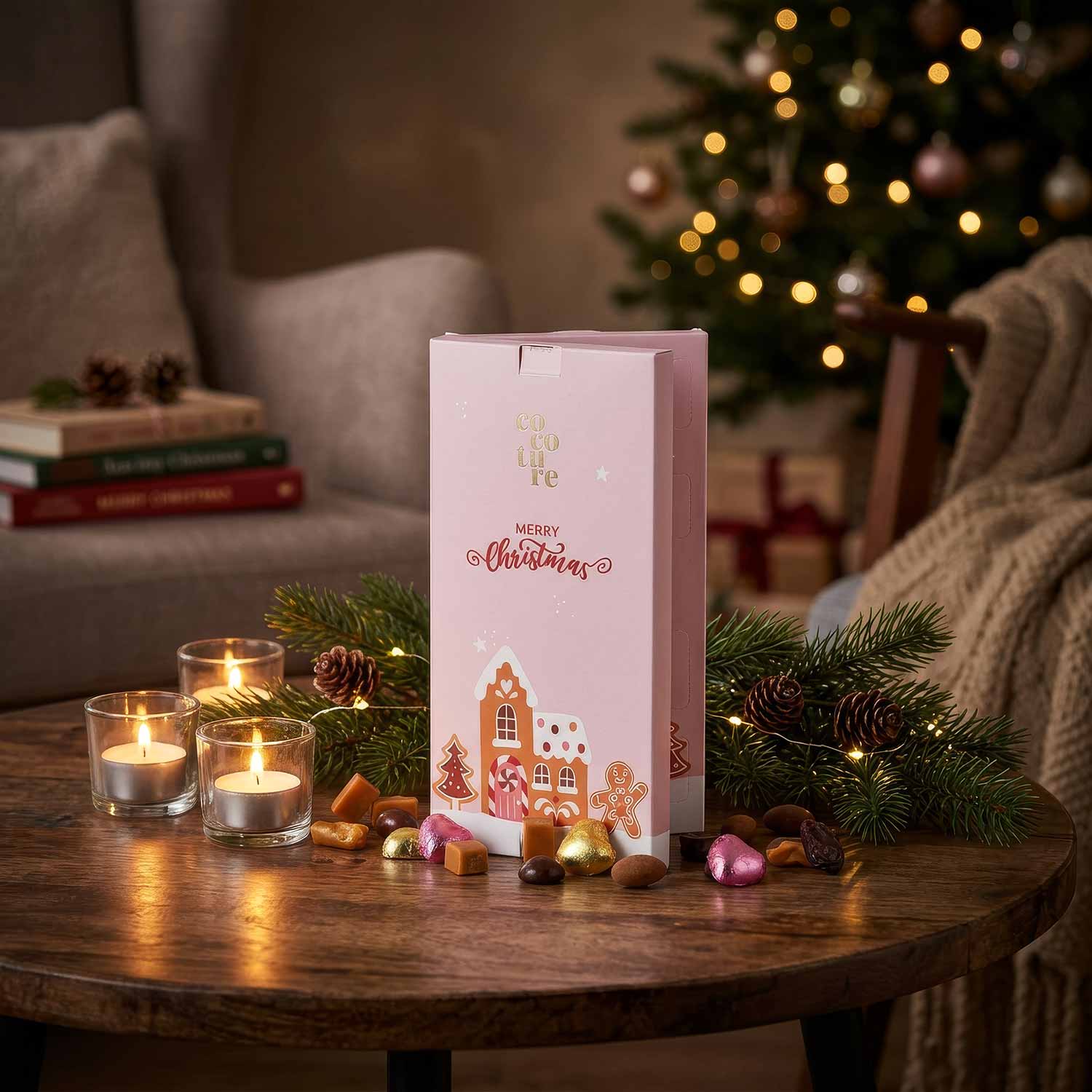 Cocoture Retro-Adventskalender ohne Alkohol – 200 g Cocoture Retro-Adventskalender ohne Alkohol – 200 g