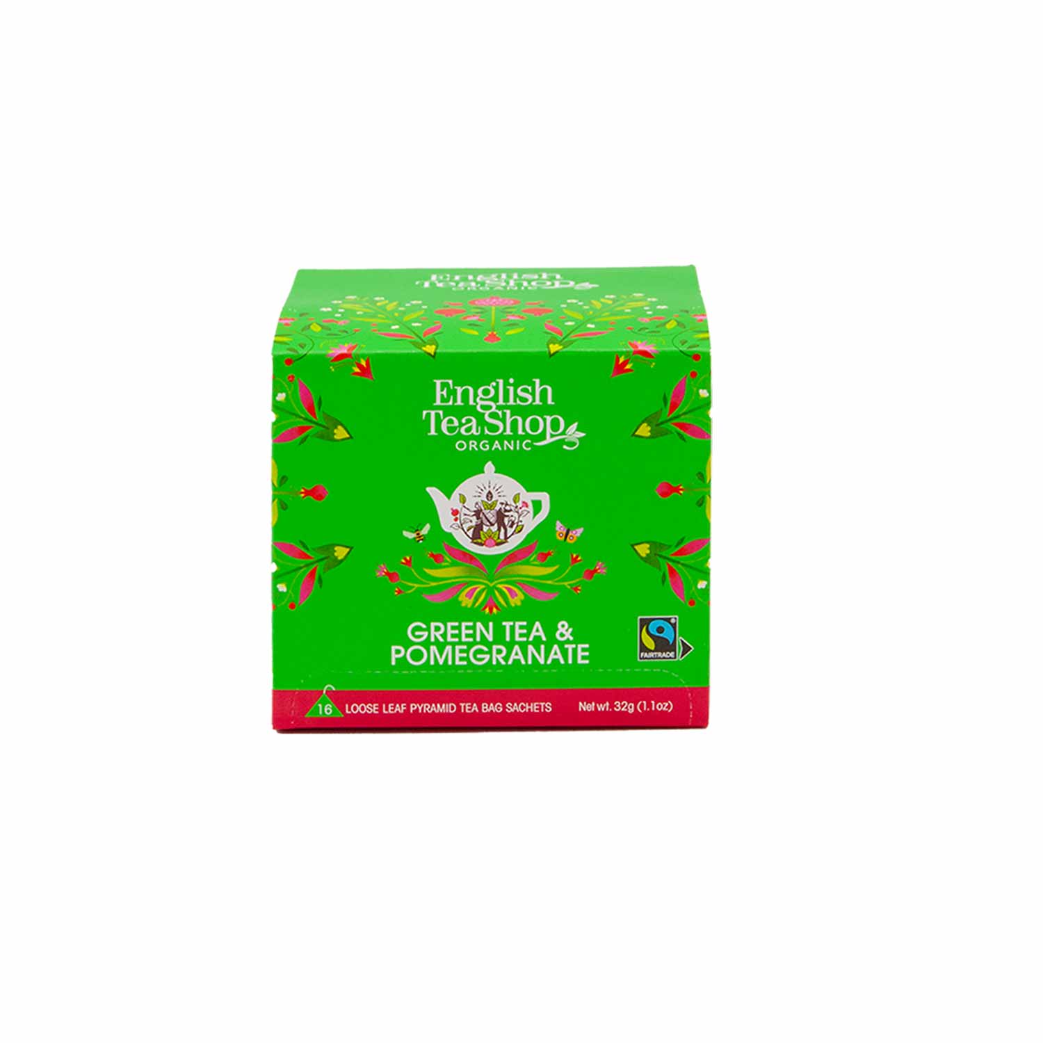 English Tea Shop | BIO Grüner Tee Granatapfel, Fairtrade