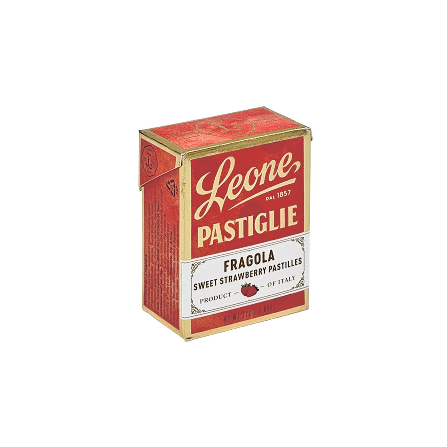 Pastiglie Leone Erdbeere – fruchtige Süße im Vintage-Format