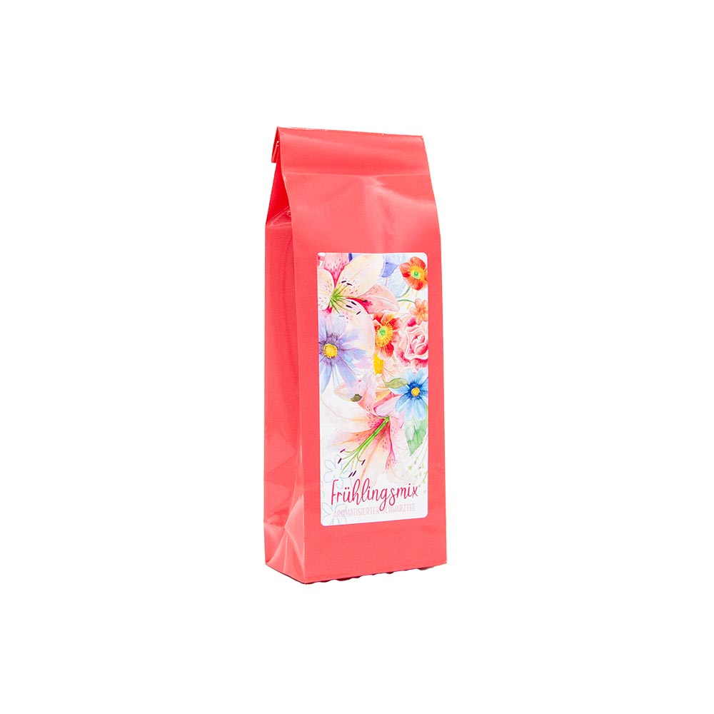 Aromatisierter Schwarztee Frühlingsmix