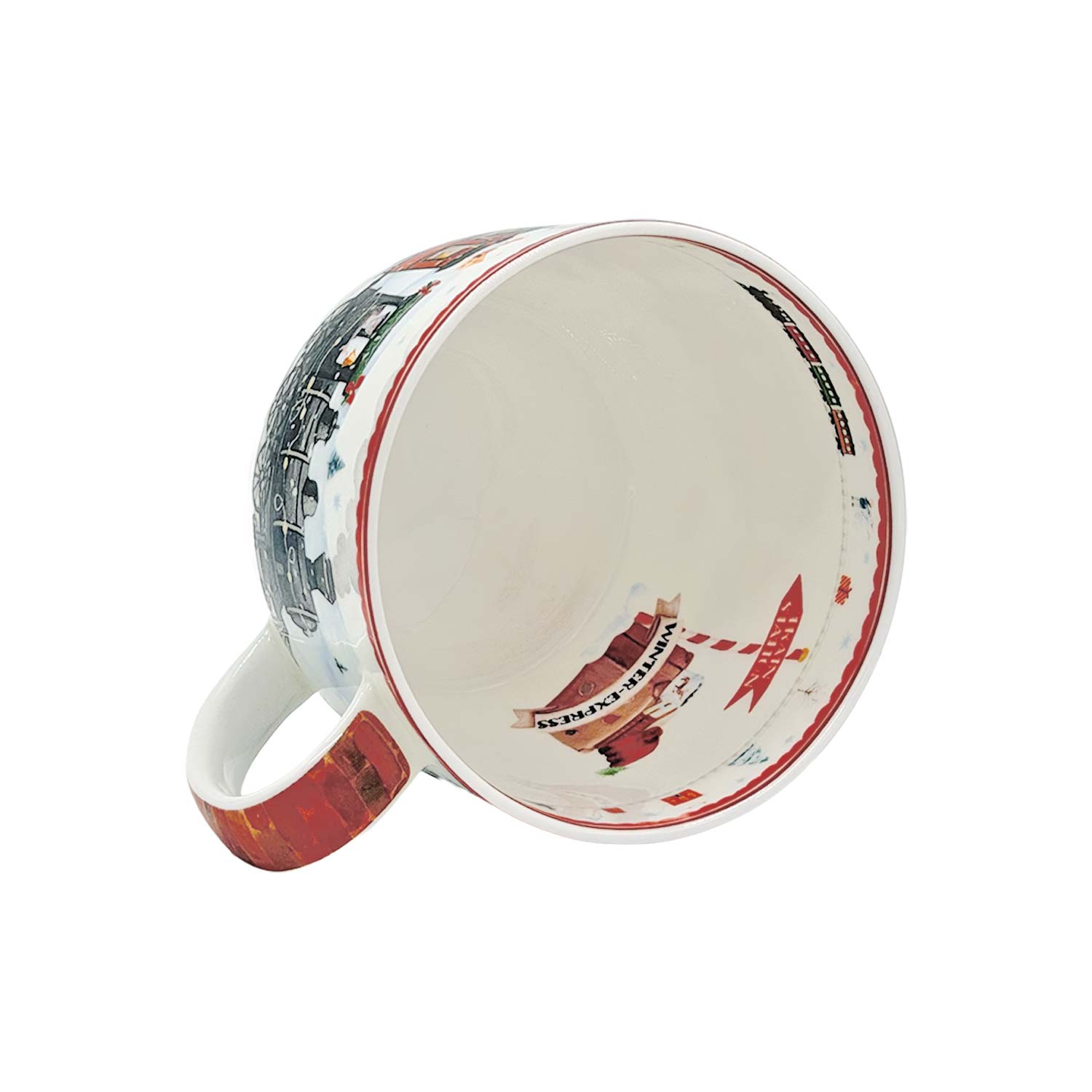 Jumbobecher „Winter-Express“ aus Fine Bone China – 700 ml Jumbobecher „Winter-Express“ aus Fine Bone China – 700 ml