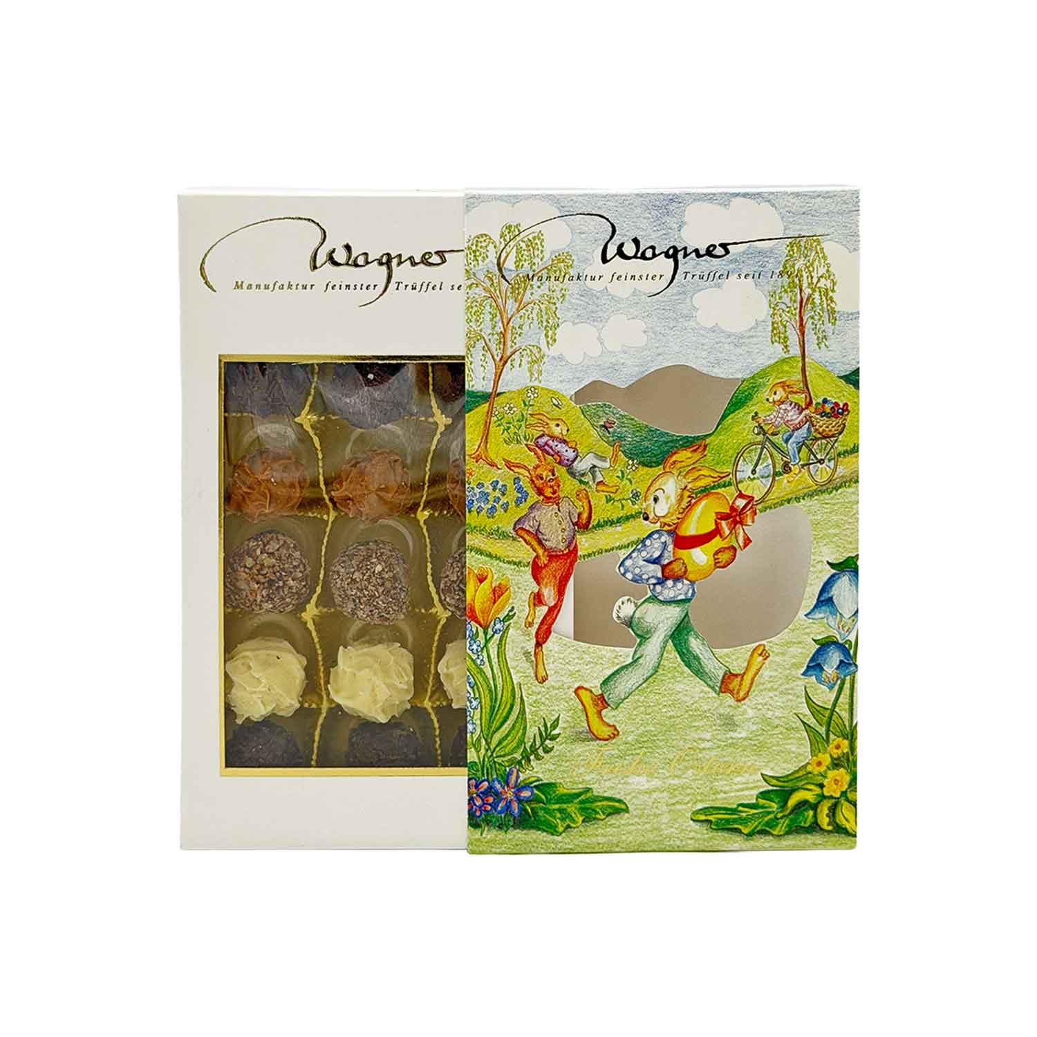 Wagner Mini-Trüffelpralinenmischung – Frohe Ostern, ohne Alkohol, 100 g