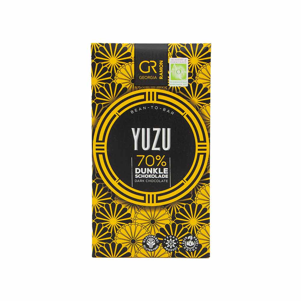 Georgia Ramon – Dunkle Schokolade “Yuzu” mit 70% Kakao, Vegan