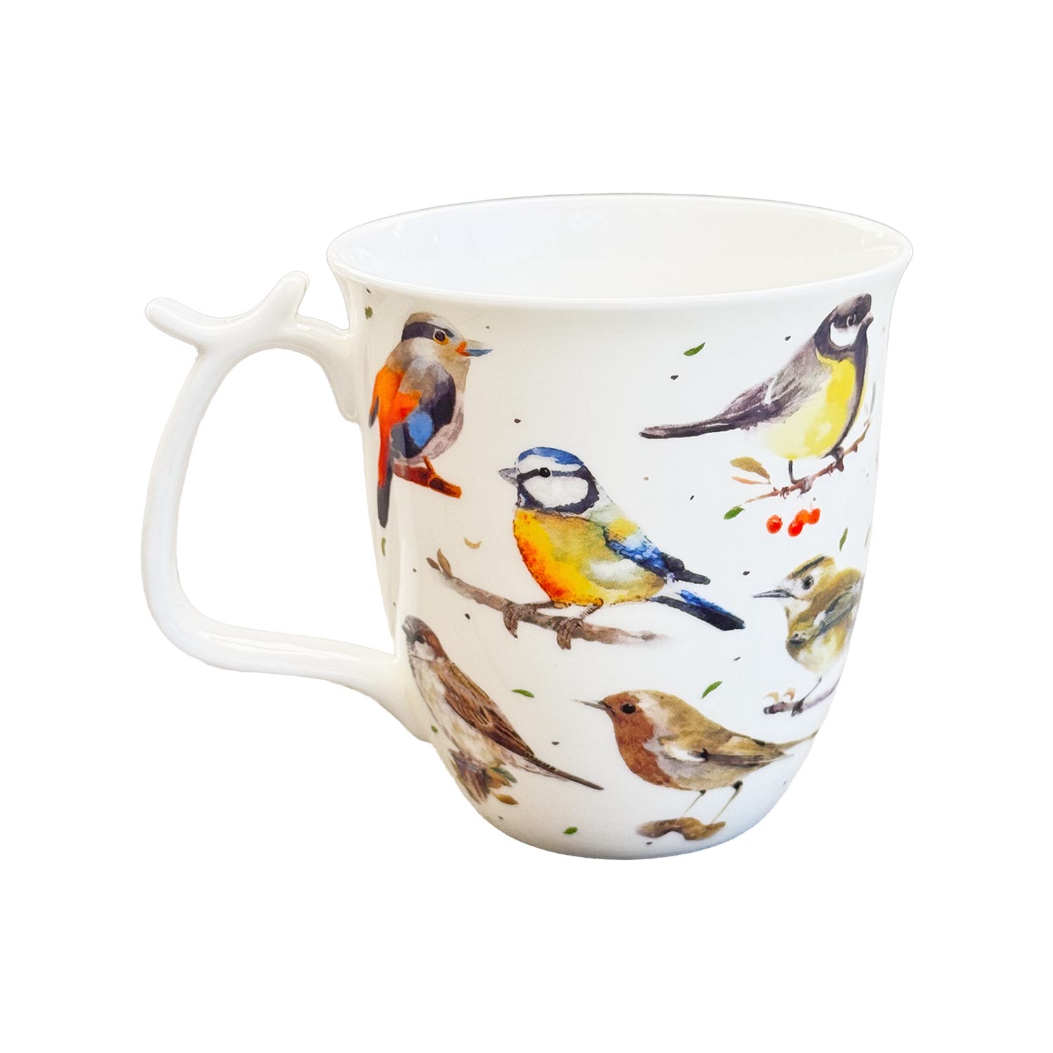 Teebecher „Sweet little Birds“ – 600 ml, Brilliantporzellan, leicht