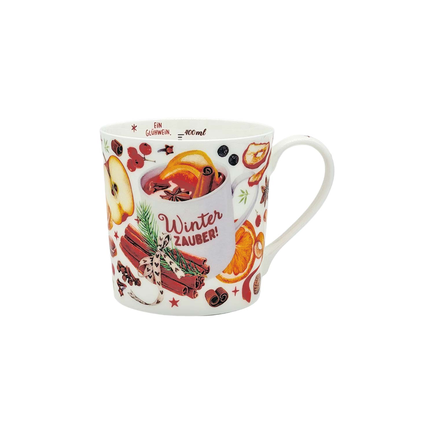 Teetasse „Glühweinparty“ aus Fine Bone China – 400 ml Teetasse „Glühweinparty“ aus Fine Bone China – 400 ml