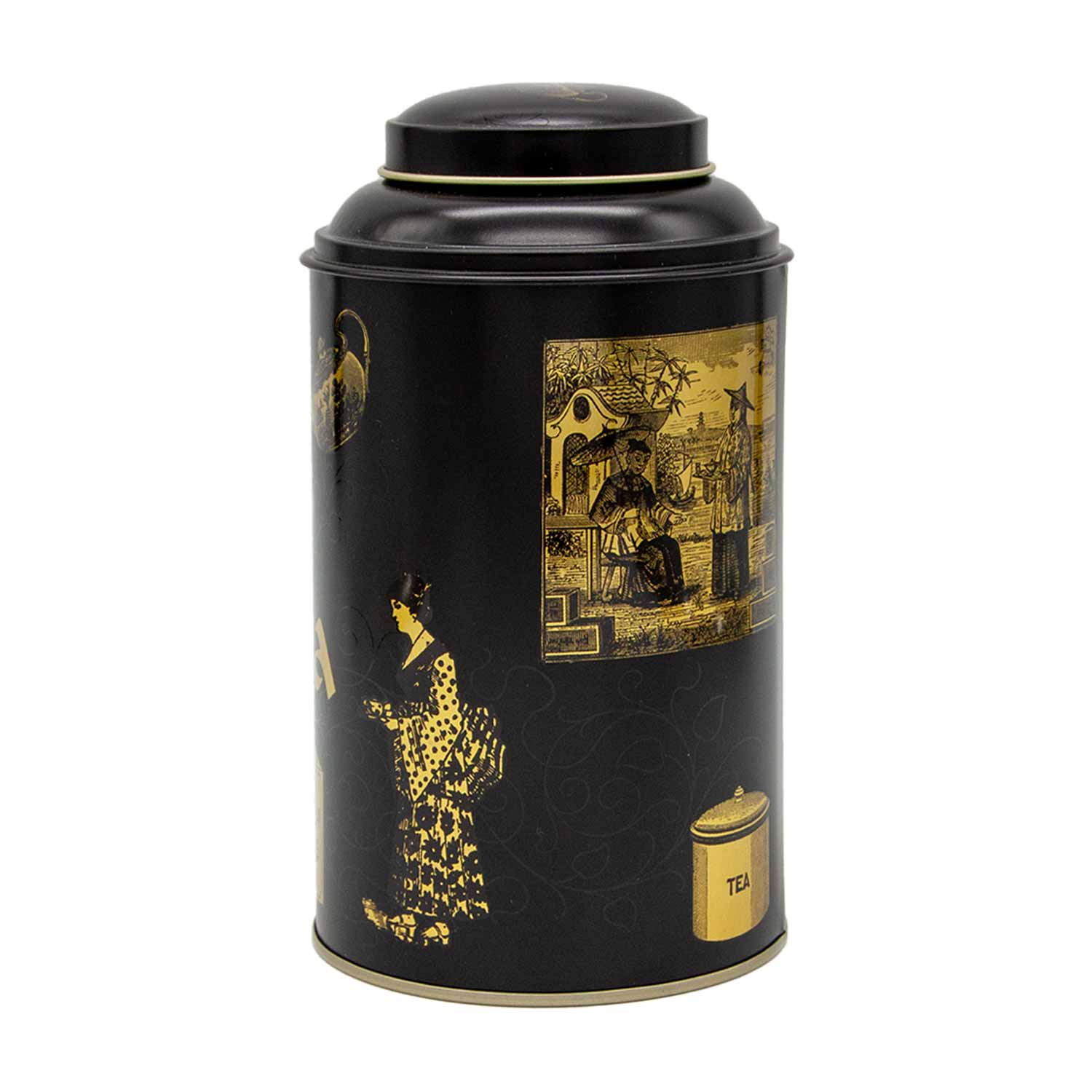 Teedose „Tea Memory“ schwarz/gold, ca. 200 g