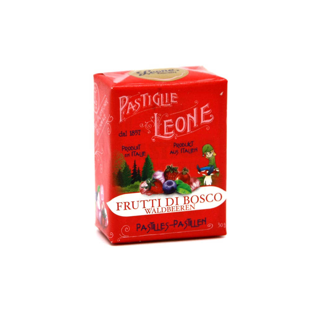 Pastiglie Leone - aromatische Pastillen Waldbeeren, 30g