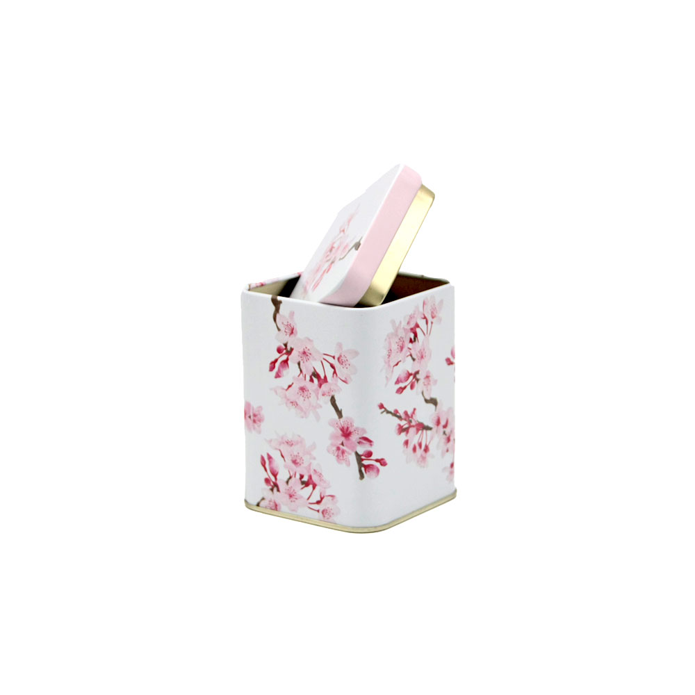 Teedose Cherry Blossom, eckig, 100 g Teedose Cherry Blossom, eckig, 100 g