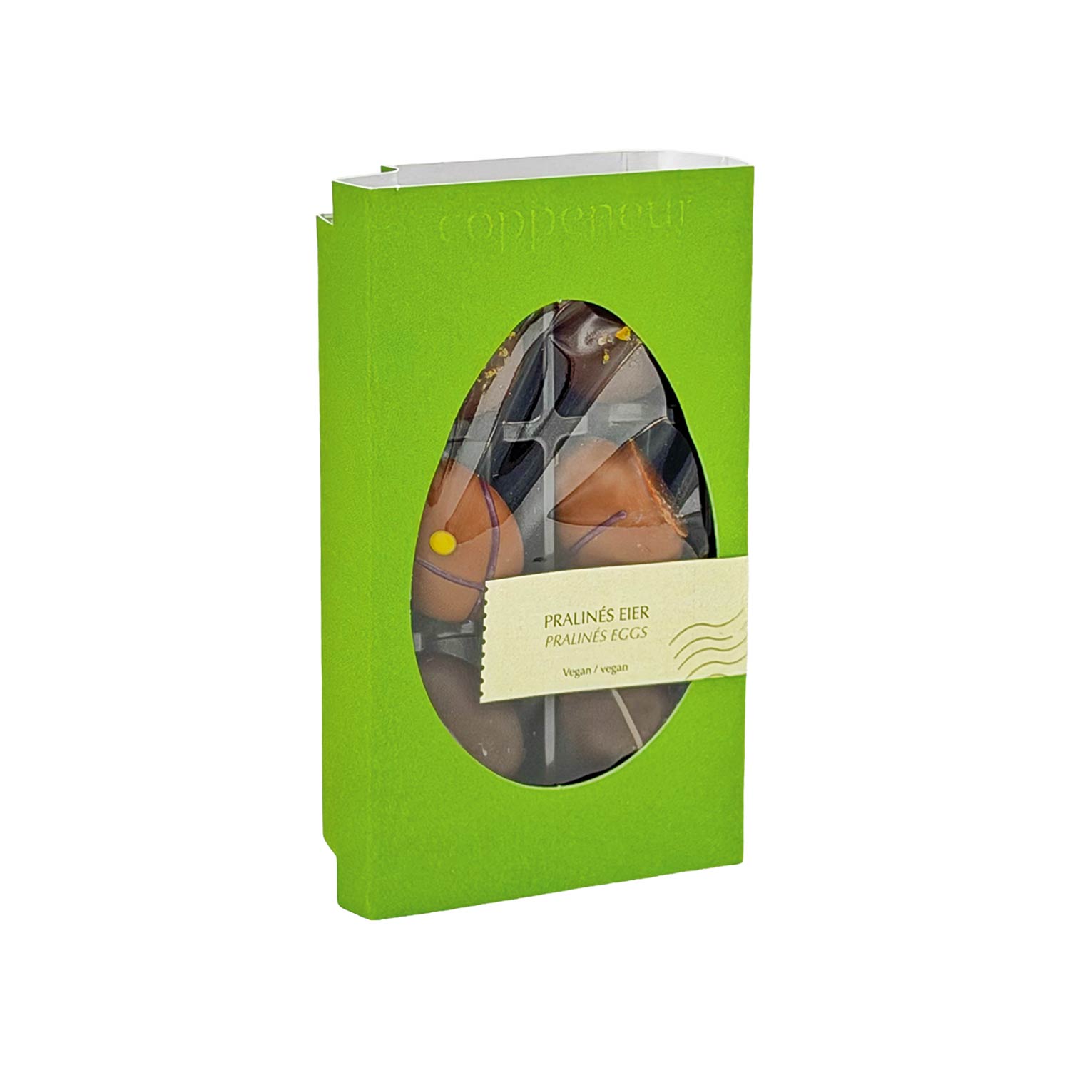 Coppeneur Selection Pralinés Ostereier vegan – Exklusive Osterpralinen, 6 Stück