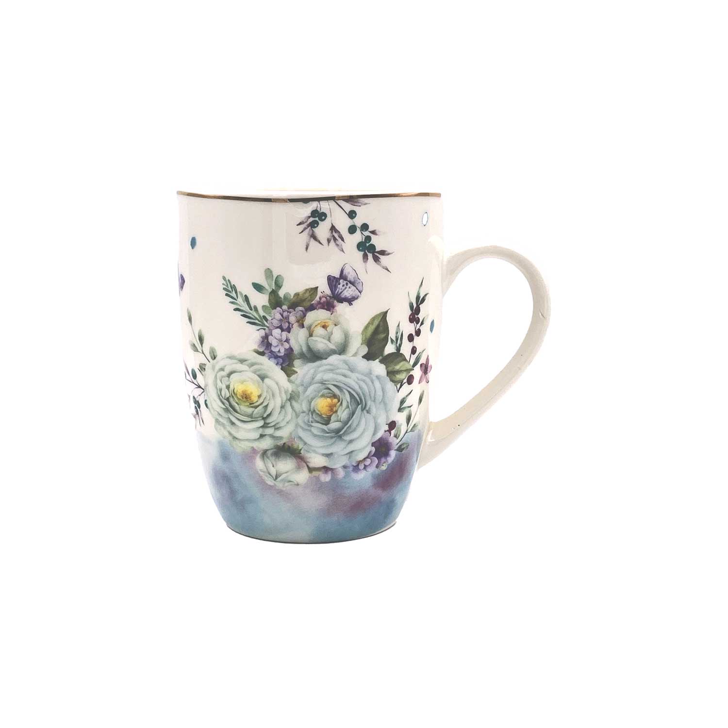 Teetasse „White Roses“, 360 ml