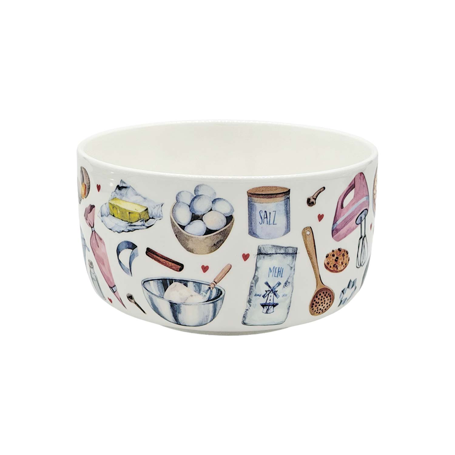 Müslischale „Backleidenschaft“ aus Fine Bone China – 700 ml Müslischale „Backleidenschaft“ aus Fine Bone China – 700 ml