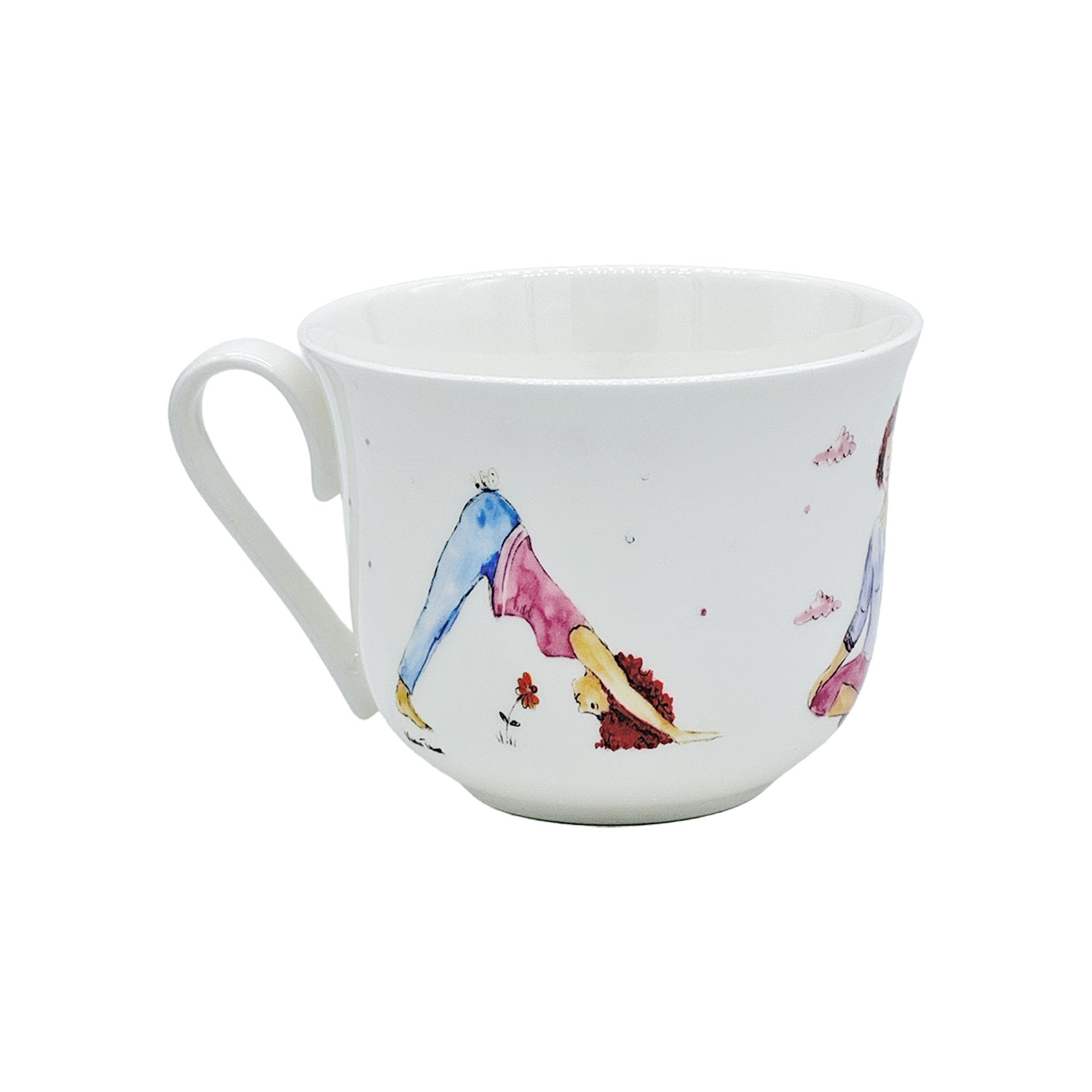Teetasse „Kleine Auszeit mit Yoga“, ca. 400 ml