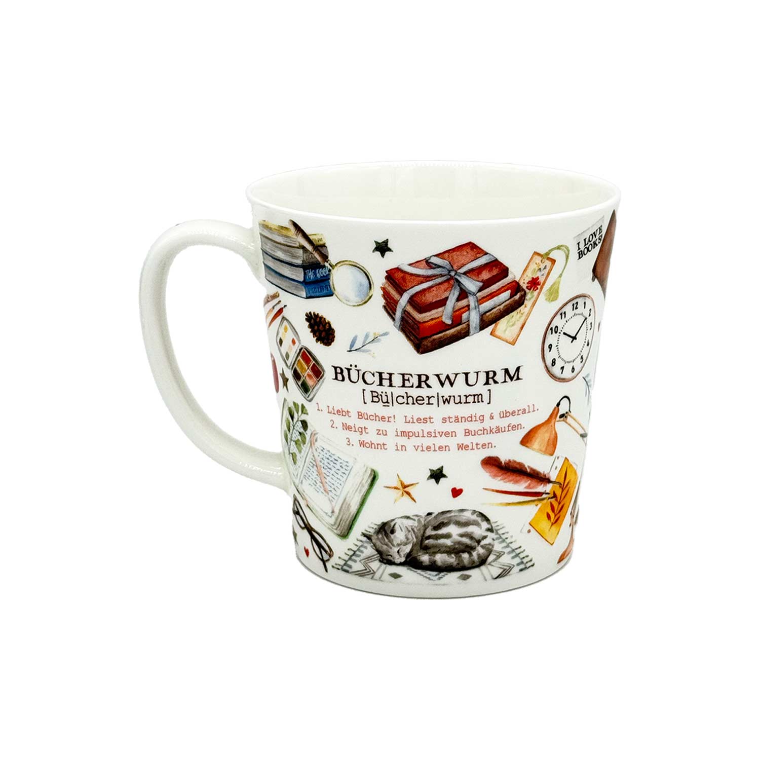 Teetasse „Bücherwurm“ – Für Leseratten mit Geschmack Teetasse „Bücherwurm“ – Für Leseratten mit Geschmack