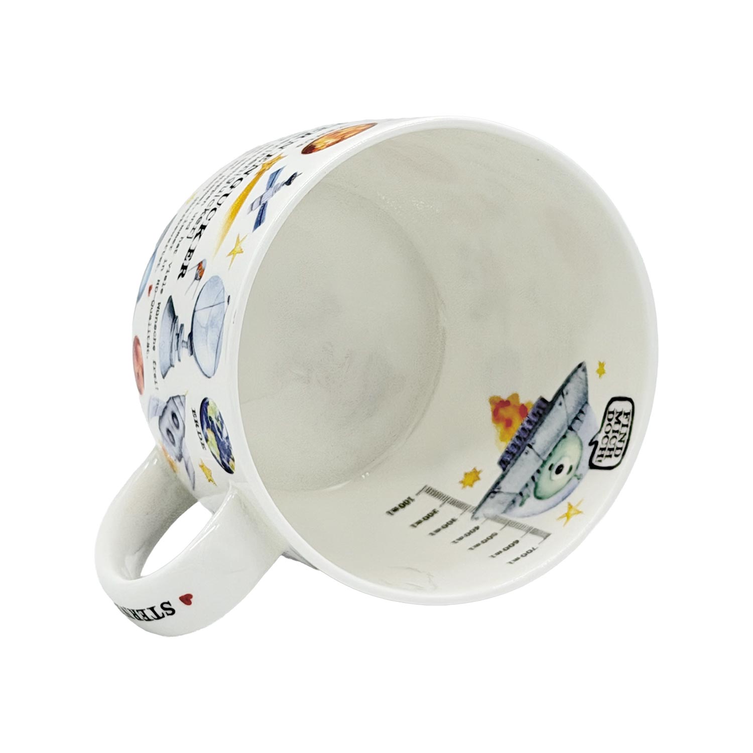 Jumbo Teebecher „Sternengucker“ – Fine Bone China, 700 ml