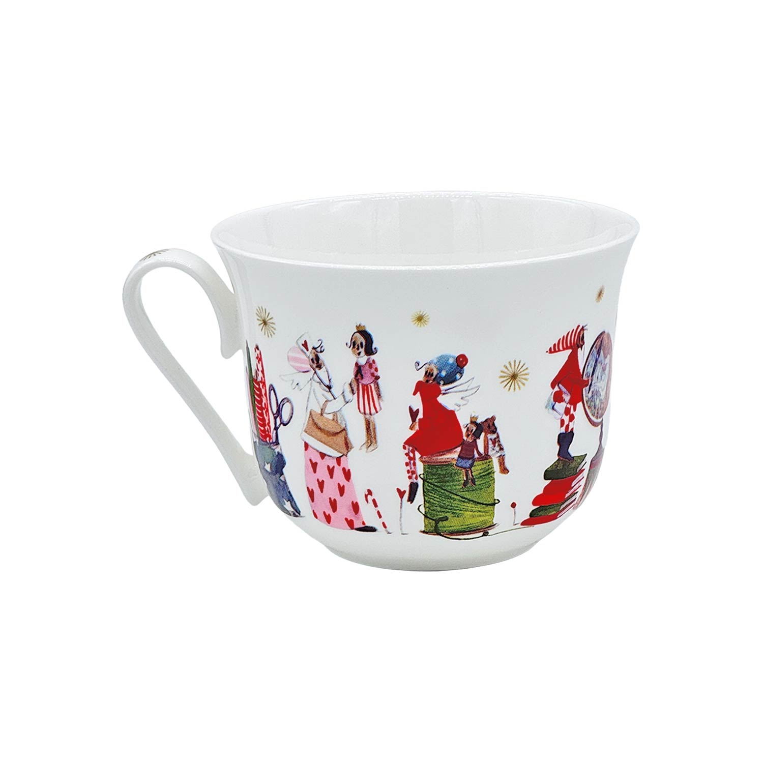 Teetasse „Weihnachtswerkstatt“ - Brilliantporzellan, ca. 400 ml Teetasse „Weihnachtswerkstatt“ - Brilliantporzellan, ca. 400 ml