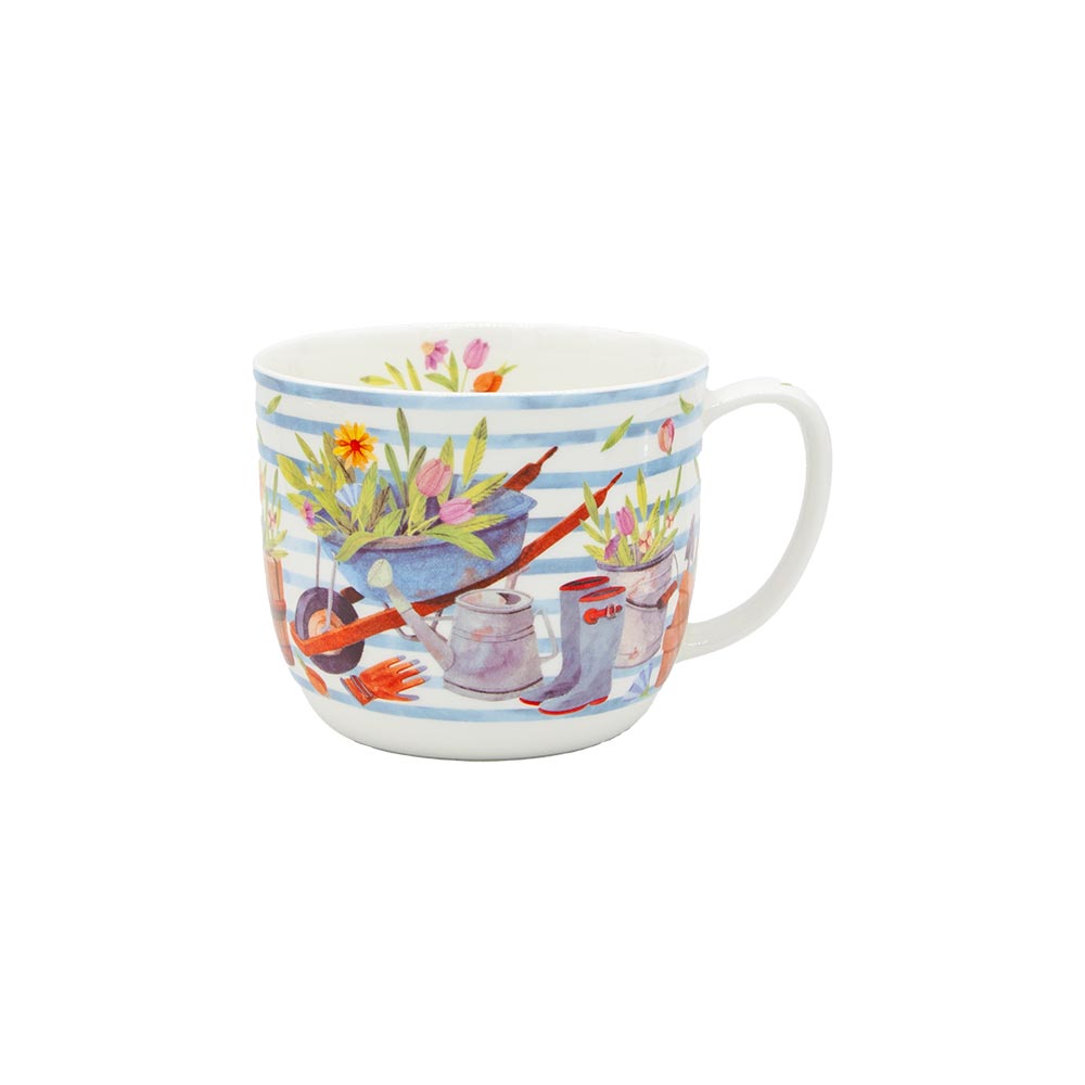 Jumbo-Teetasse „Bin im Garten”, 700 ml