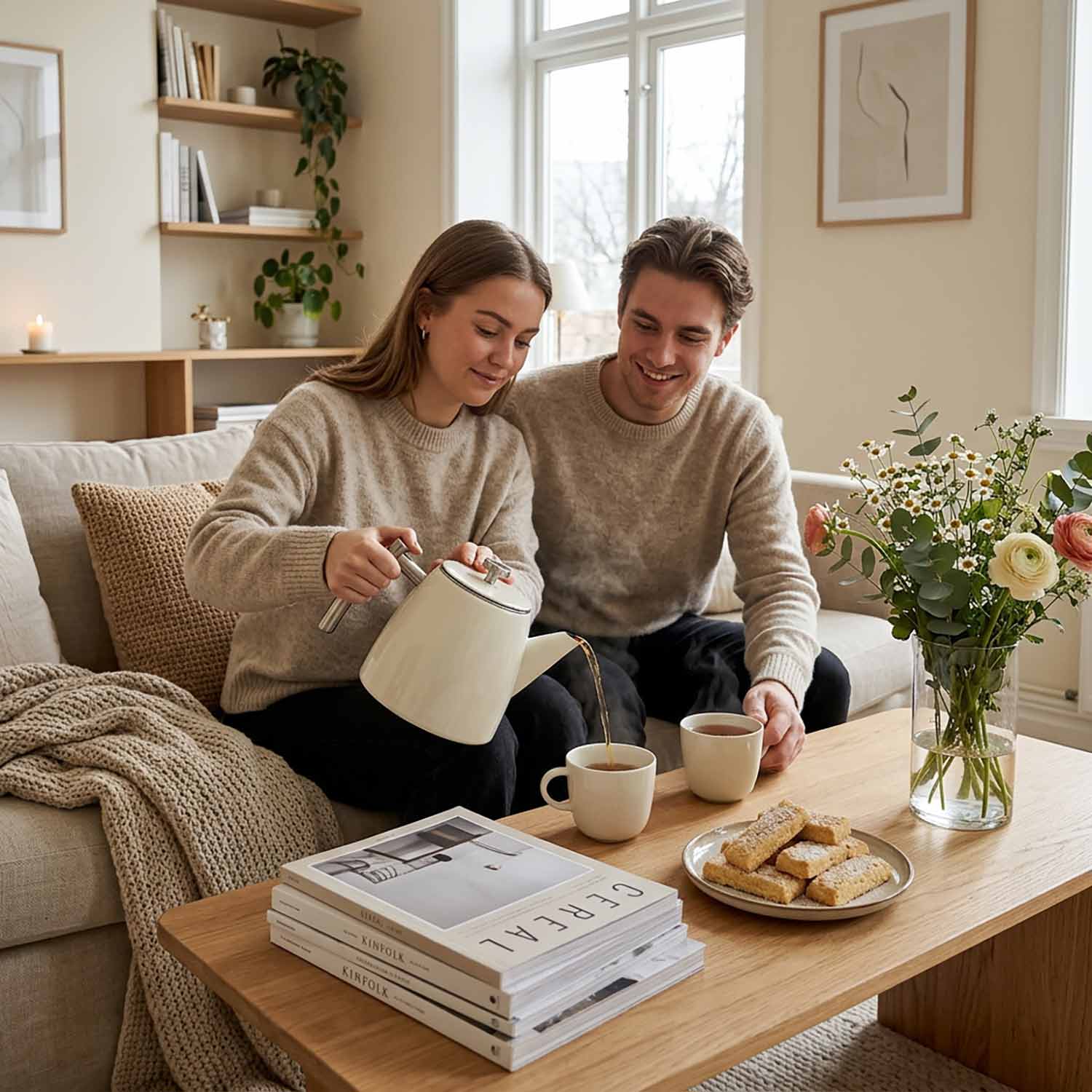 Teekanne „Duo“ – Moderne Wärme für deine stilvolle Tee-Auszeit