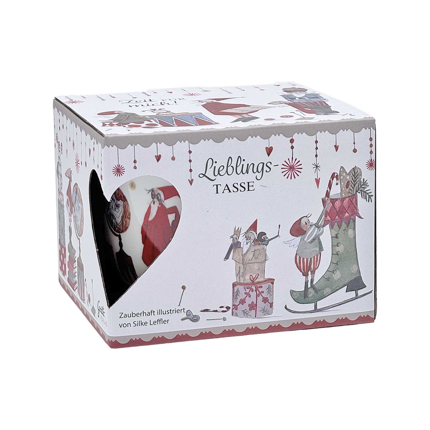 Teetasse „Weihnachtswerkstatt“ - Brilliantporzellan, ca. 400 ml Teetasse „Weihnachtswerkstatt“ - Brilliantporzellan, ca. 400 ml