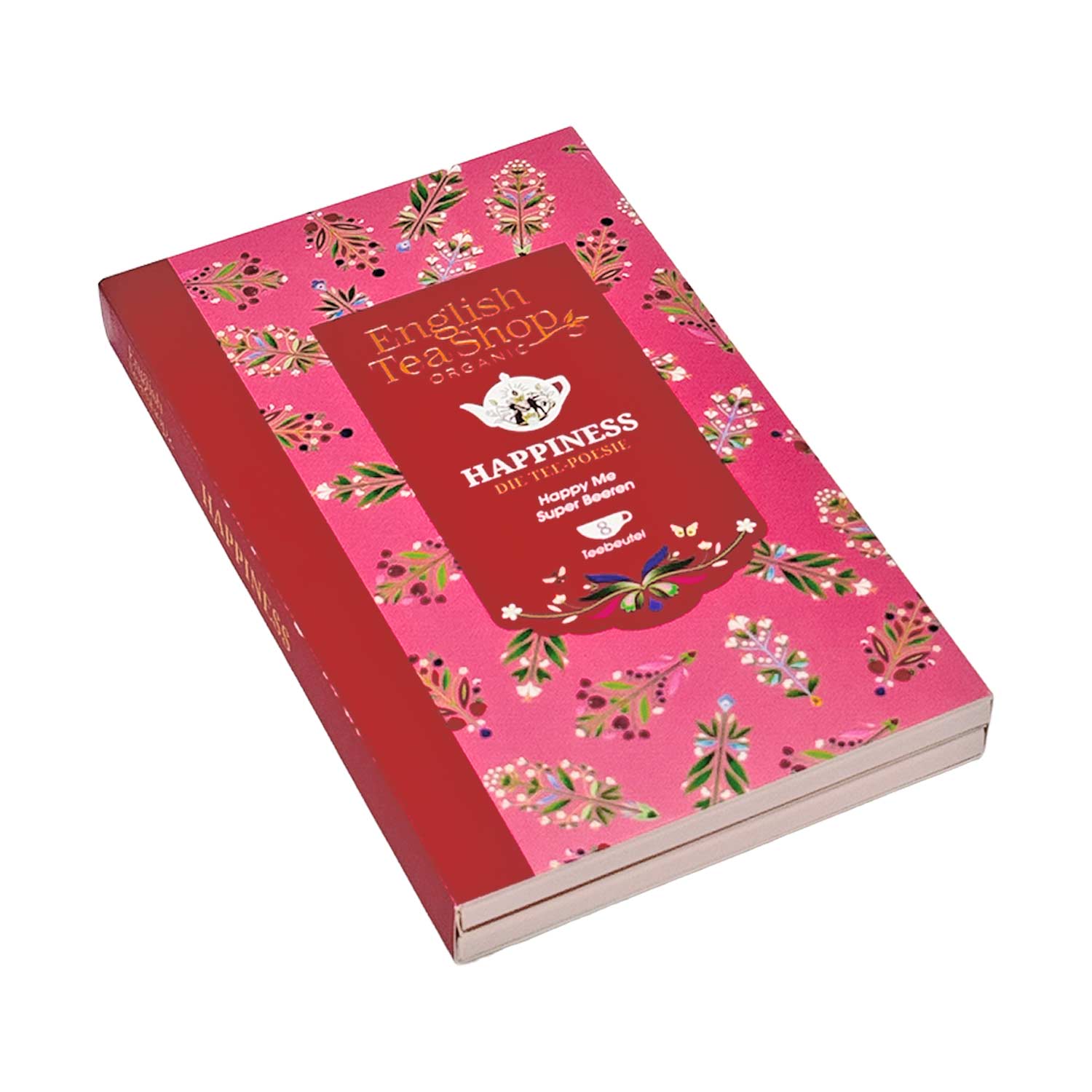 English Tea Shop - Tee-Poesie "Happiness", 8 Teebeutel, BIO English Tea Shop - Tee-Poesie "Happiness", 8 Teebeutel, BIO