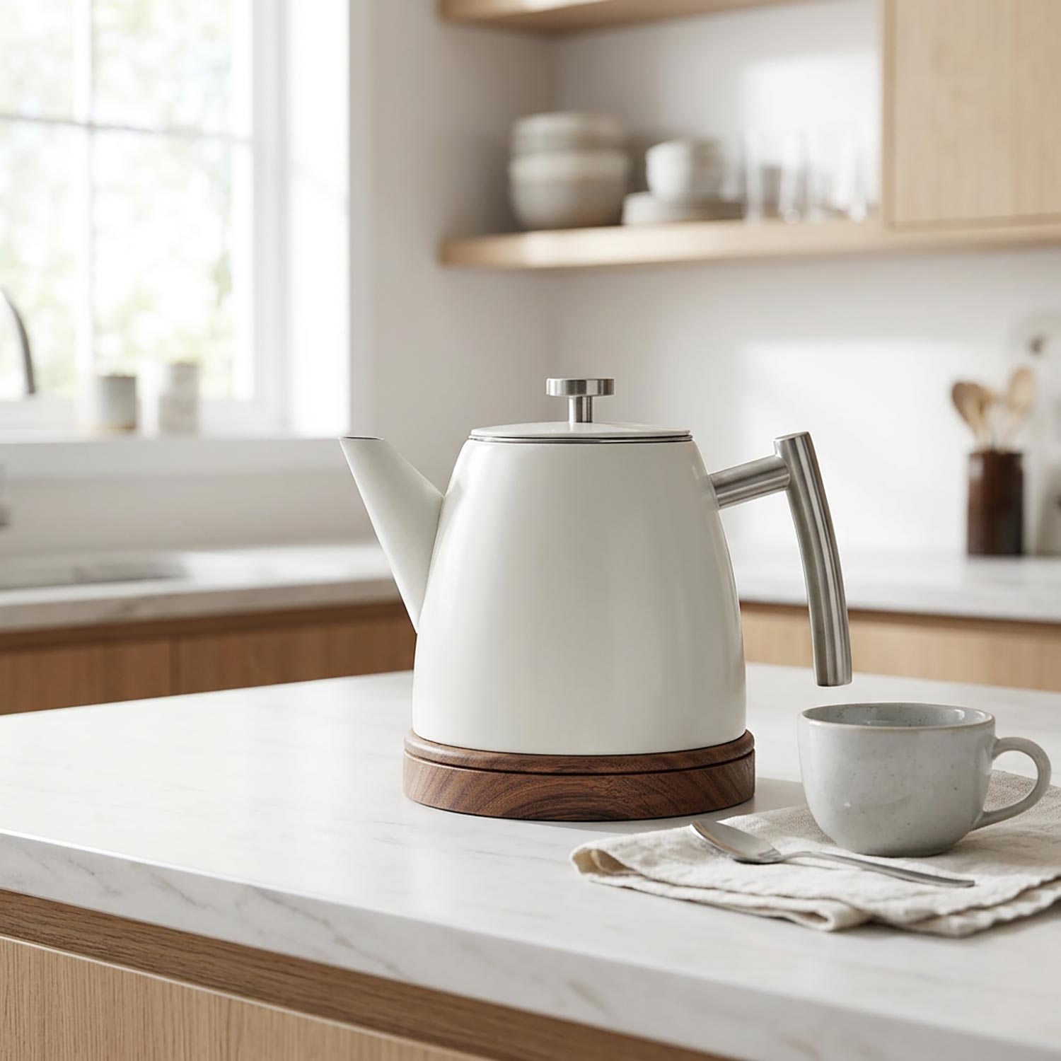 Teekannen-Set „Duo Balance“ – Stilvolle Wärme trifft natürliche Ruhe