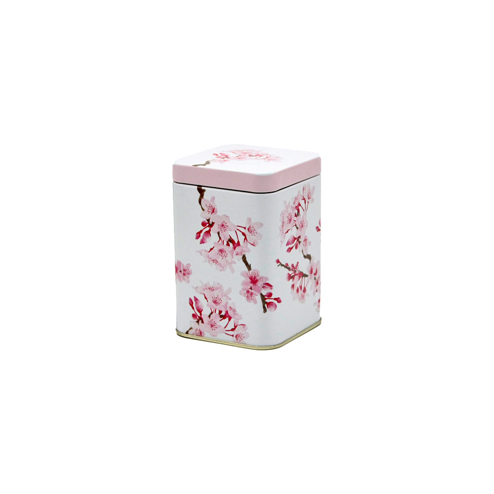 Teedose Cherry Blossom, eckig, 100 g 