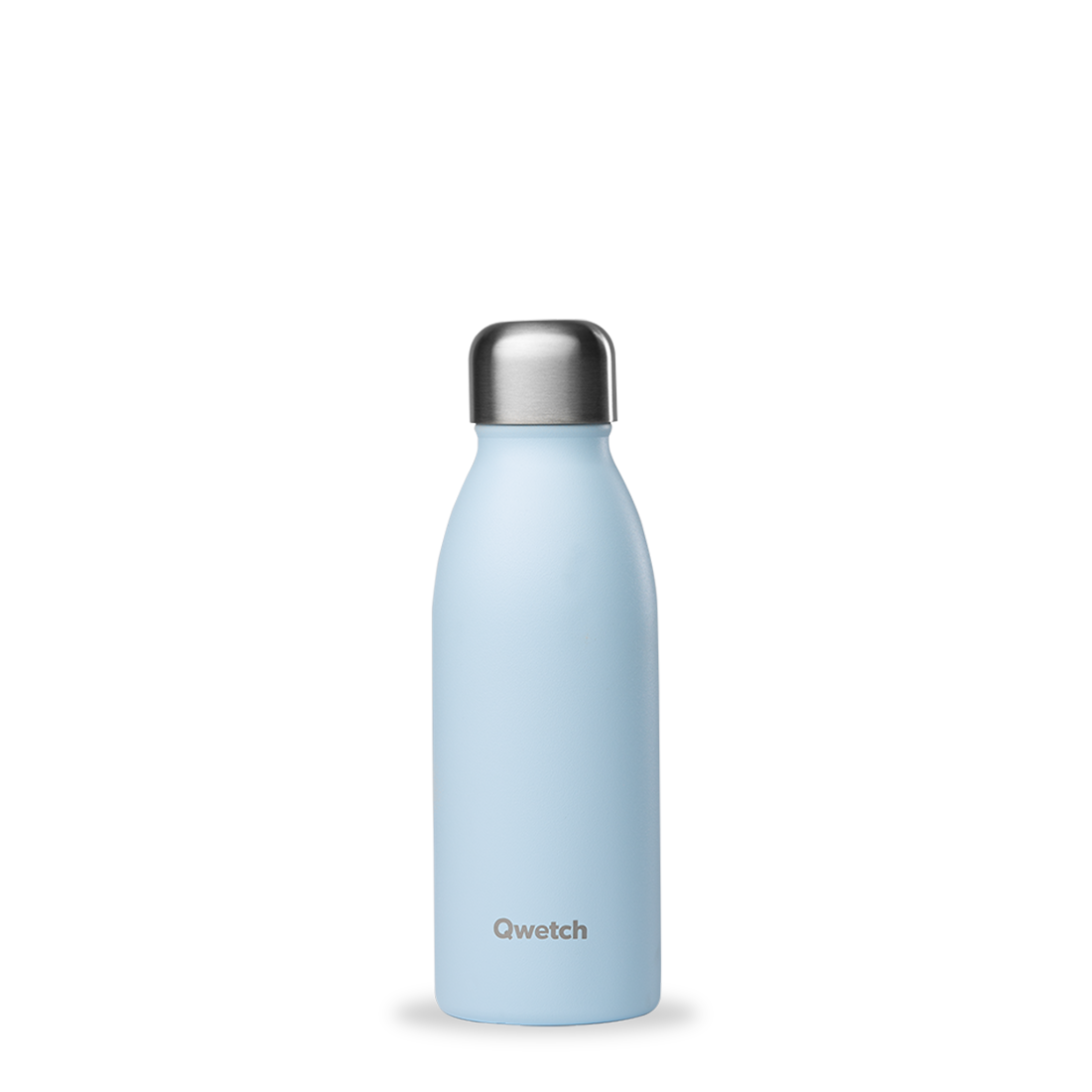 Qwetch Trinkflasche ONE – die ultraleichte Flasche, pastellblau, 500 ml