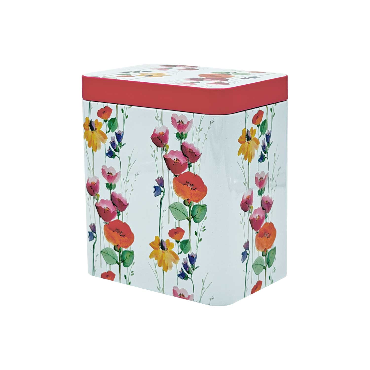 Teedose „Summer“ – dekorative Teedose mit Blumenmotiv, ca. 200g