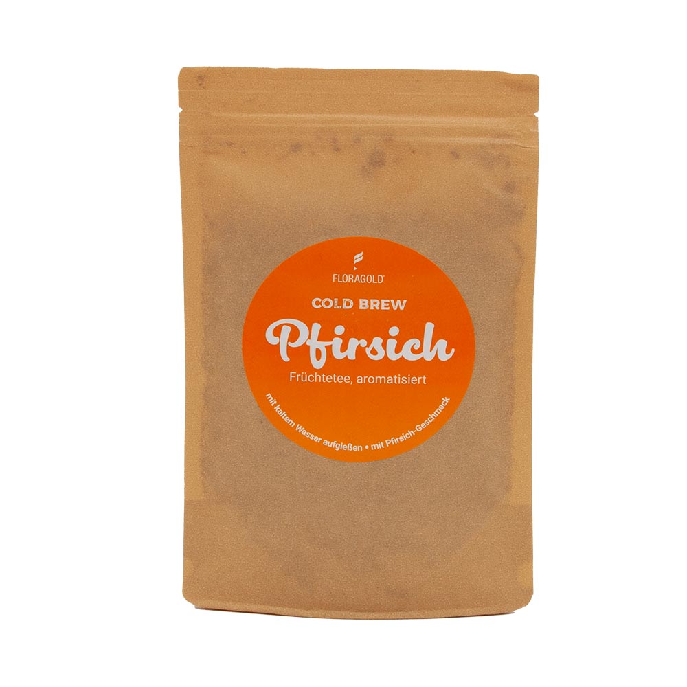 Cold Brew Pfirsich – aromatisierter Früchtetee 