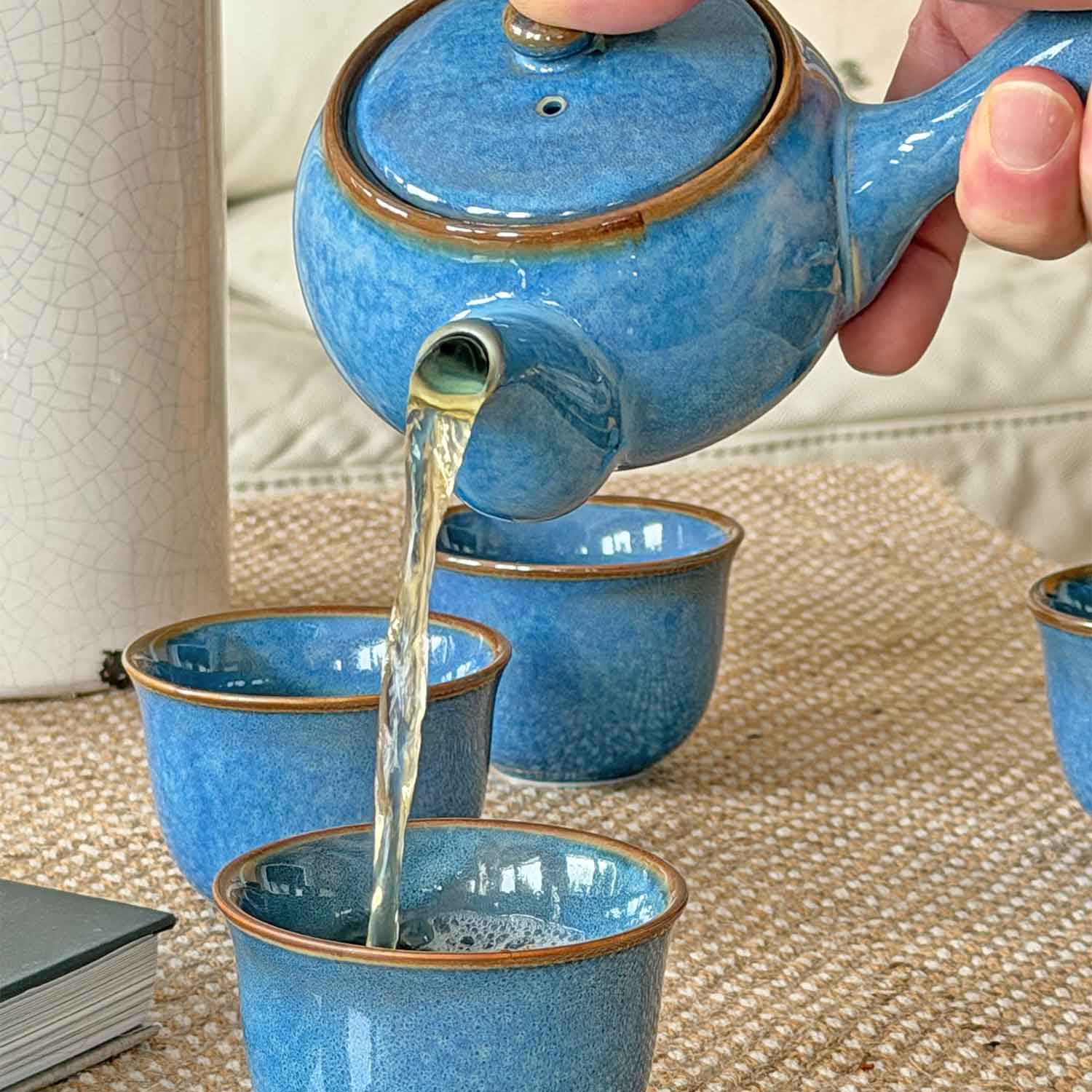 Japanisches Kyusu Teeset „Nagisa“ – Ruhe, Tiefe & authentischer Teegenuss