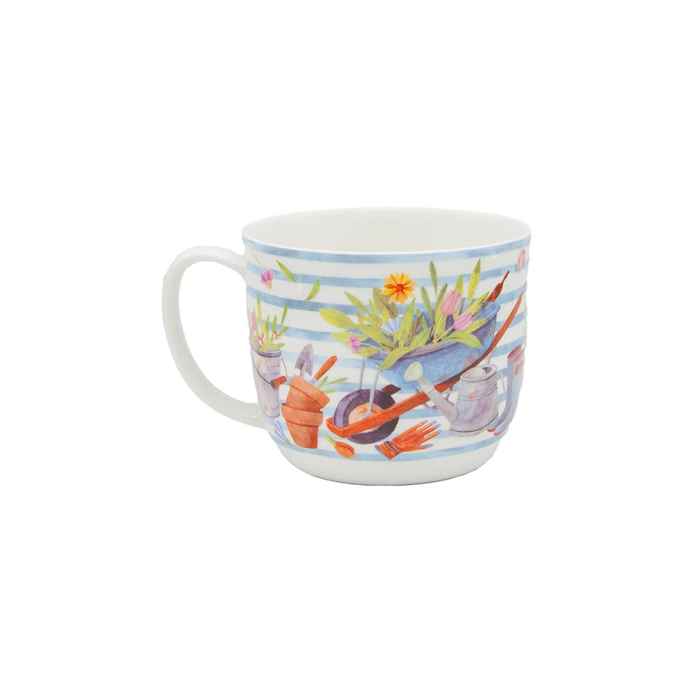 Jumbo-Teetasse „Bin im Garten”, 700 ml