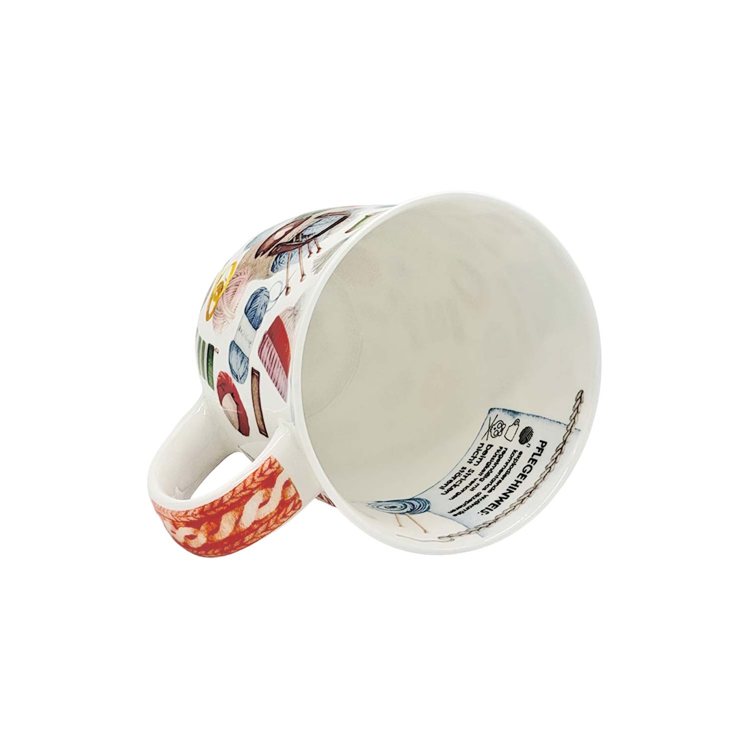 Teebecher „Strickliebe“ aus Fine Bone China – 400 ml Teebecher „Strickliebe“ aus Fine Bone China – 400 ml