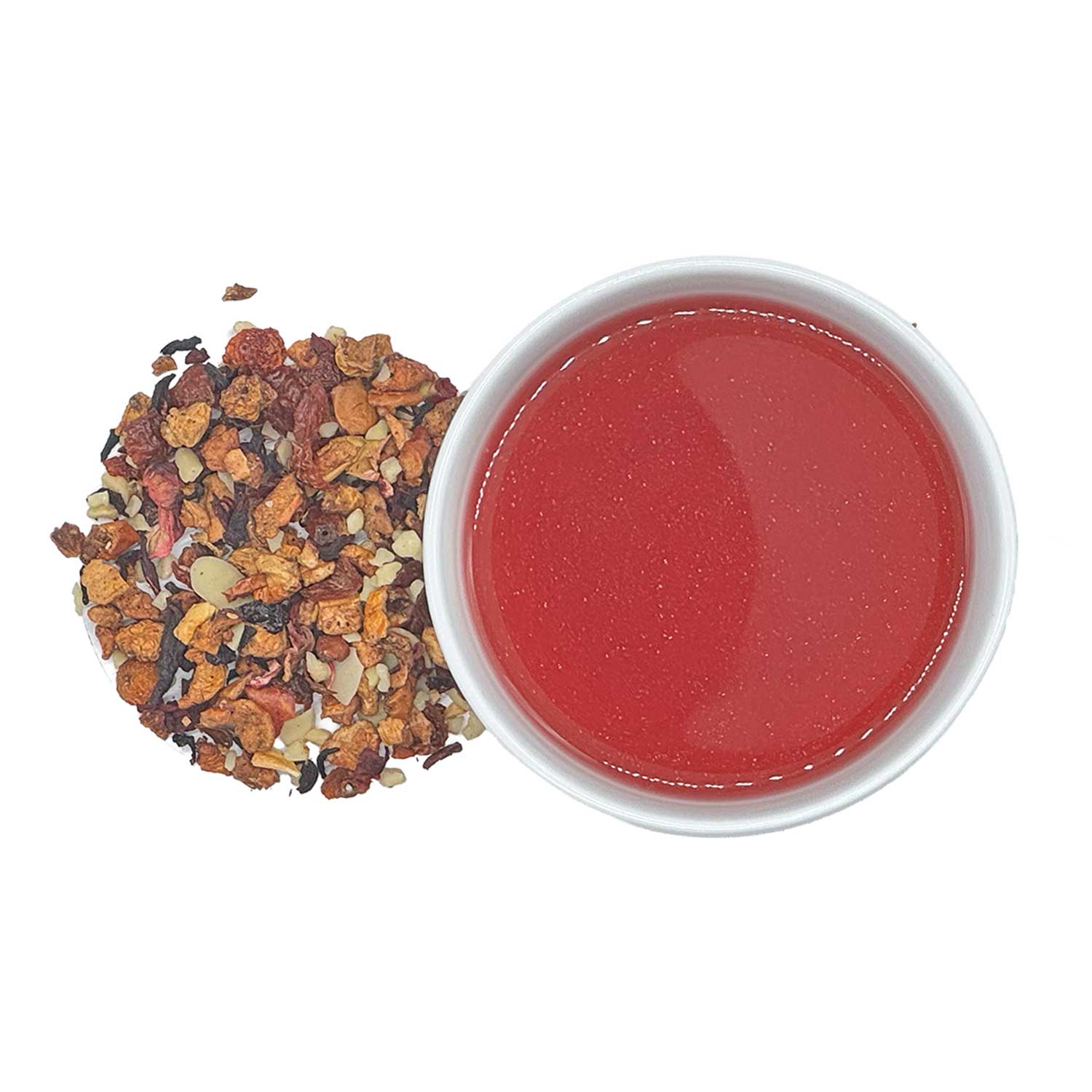 Früchtetee Schneewalzer – Marzipan-Orangen-Genuss für kalte Tage