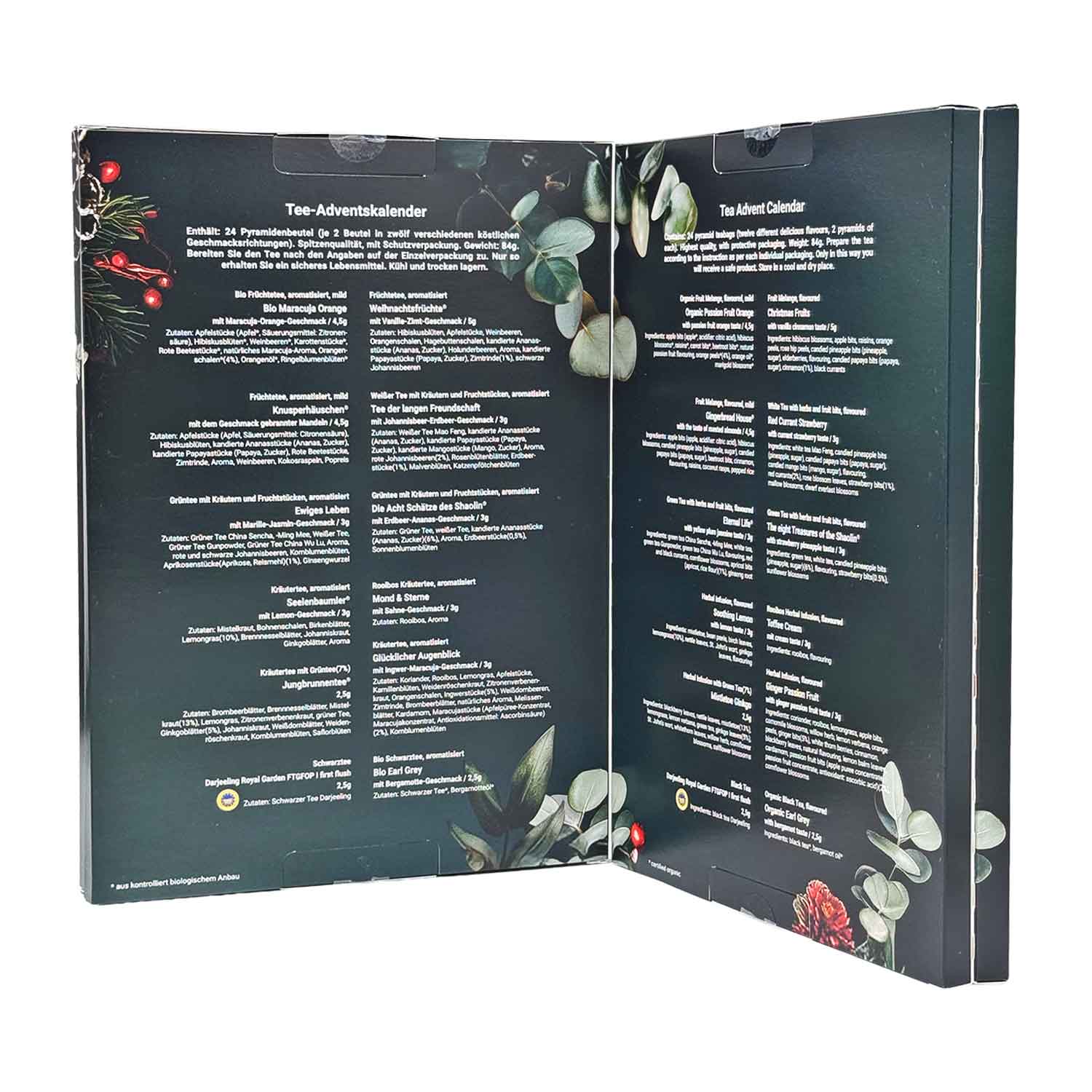 Floragold Tee-Adventskalender – Edler Teegenuss im stilvollen Booklet Floragold Tee-Adventskalender – Edler Teegenuss im stilvollen Booklet