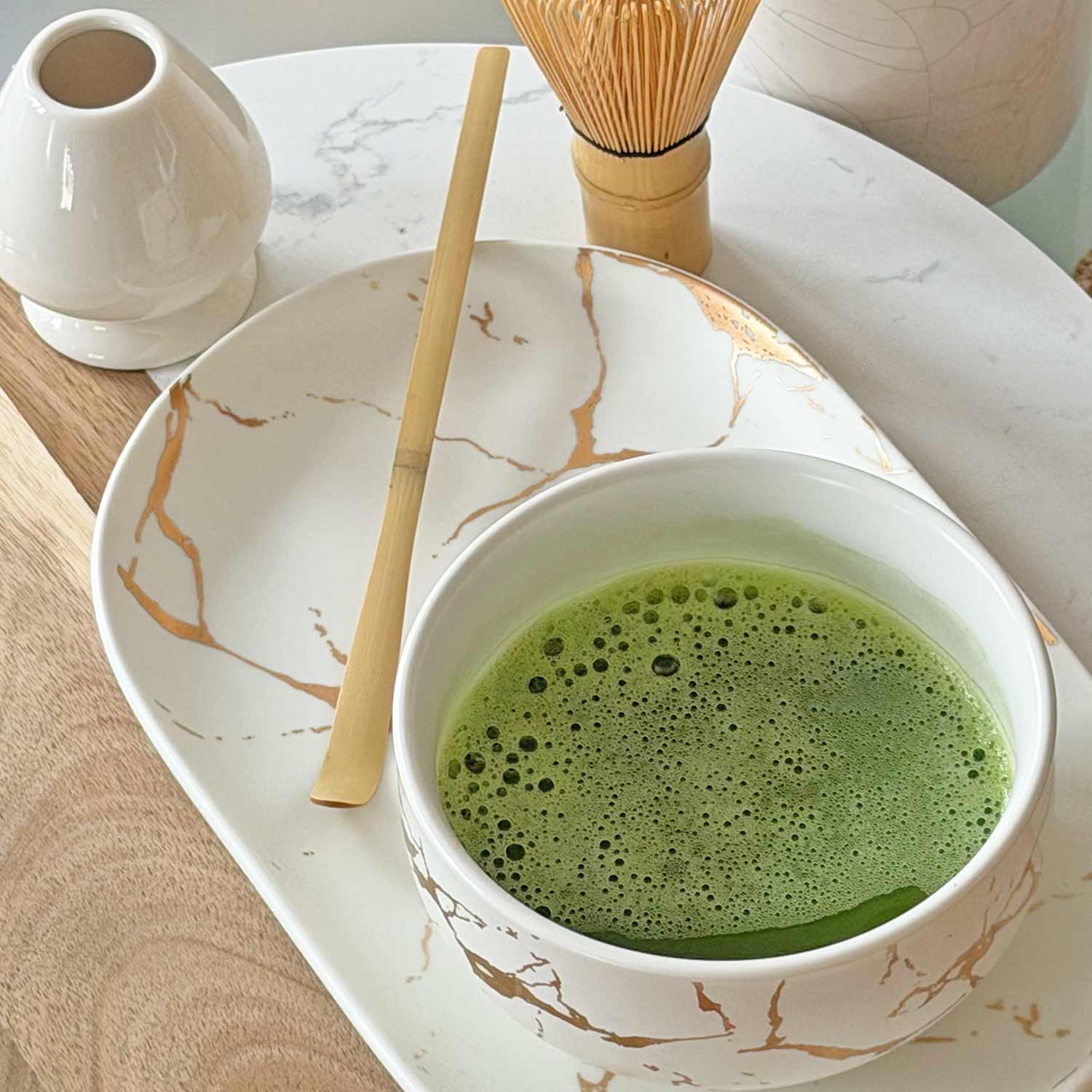 Matcha Set 5-tlg. „Hikari“ – Klarheit, Leichtigkeit & stilvoller Matcha-Genuss