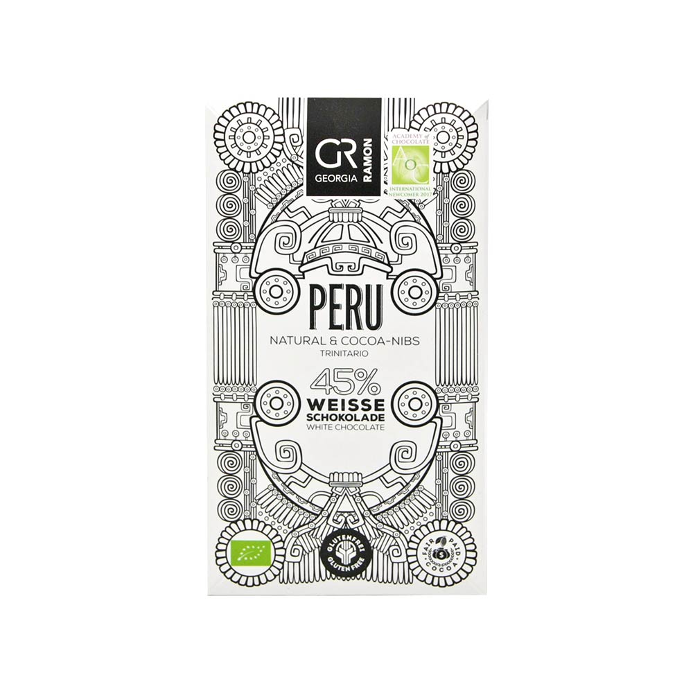 Georgia Ramon - Peru Weiße Natural & Kakao-Nibs, 45%