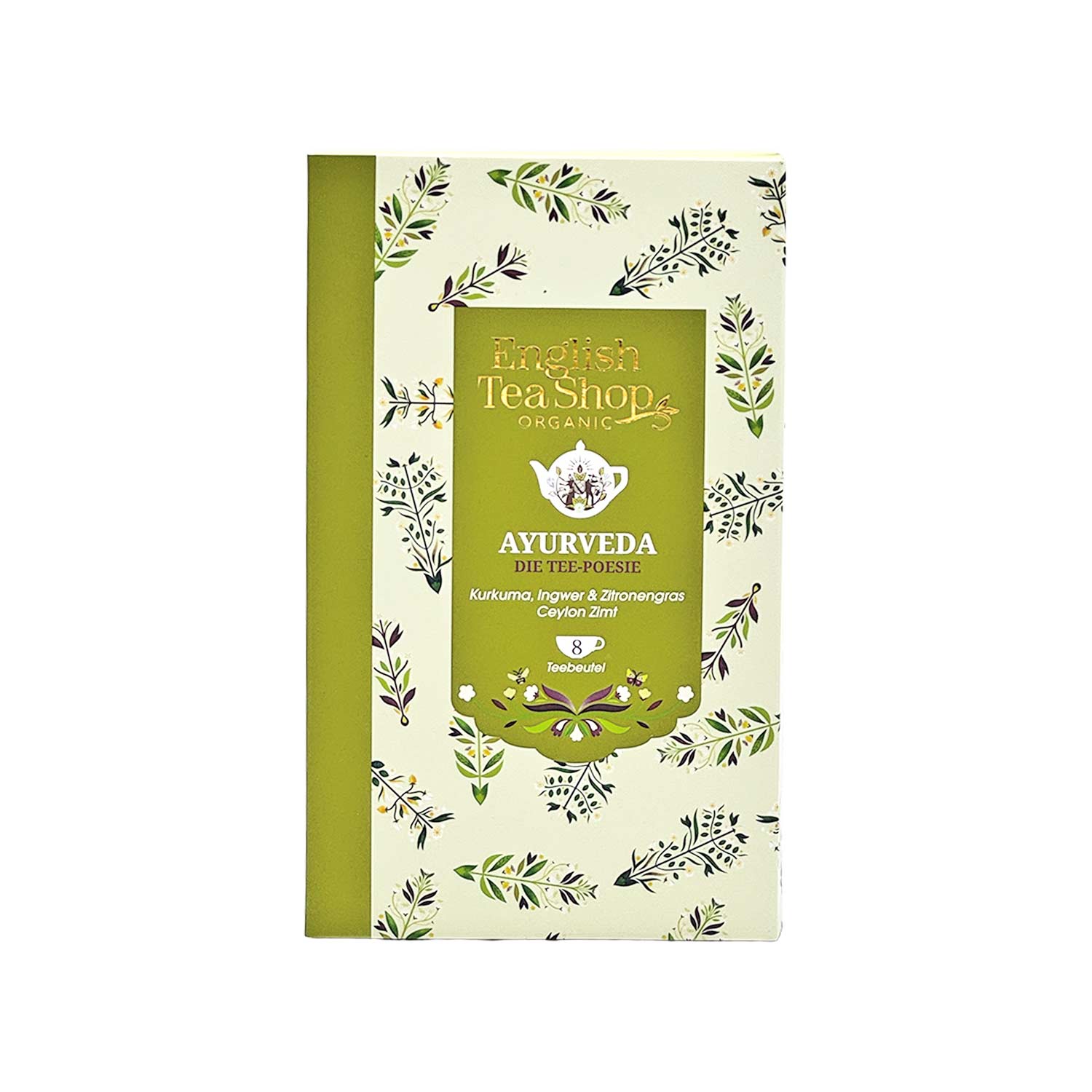 English Tea Shop - Tee-Poesie "Ayurveda", 8 Teebeutel, BIO English Tea Shop - Tee-Poesie "Ayurveda", 8 Teebeutel, BIO