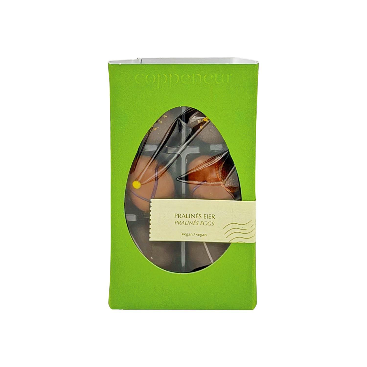 Coppeneur Selection Pralinés Ostereier vegan – Exklusive Osterpralinen, 6 Stück