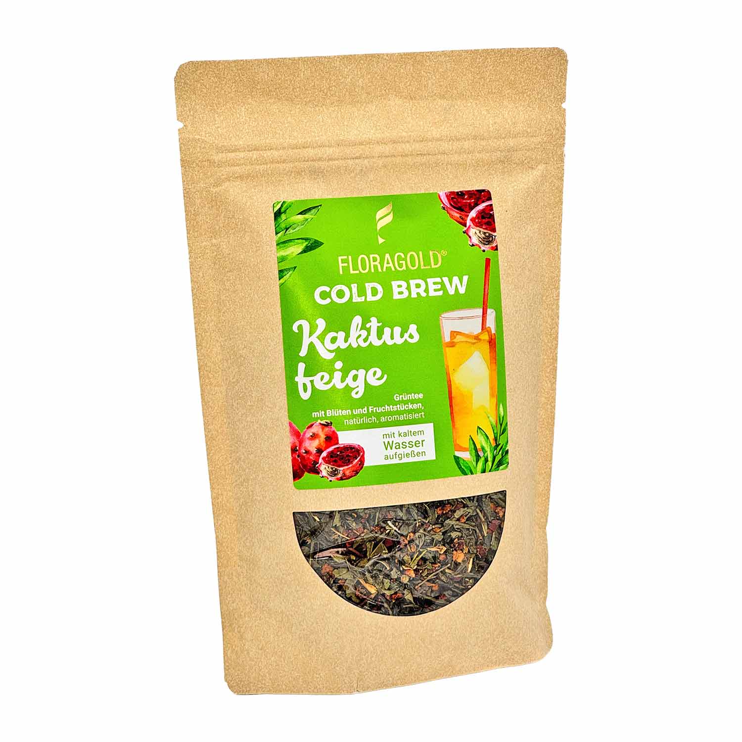 Cold Brew Kaktusfeige – Grüntee natürlich aromatisiert