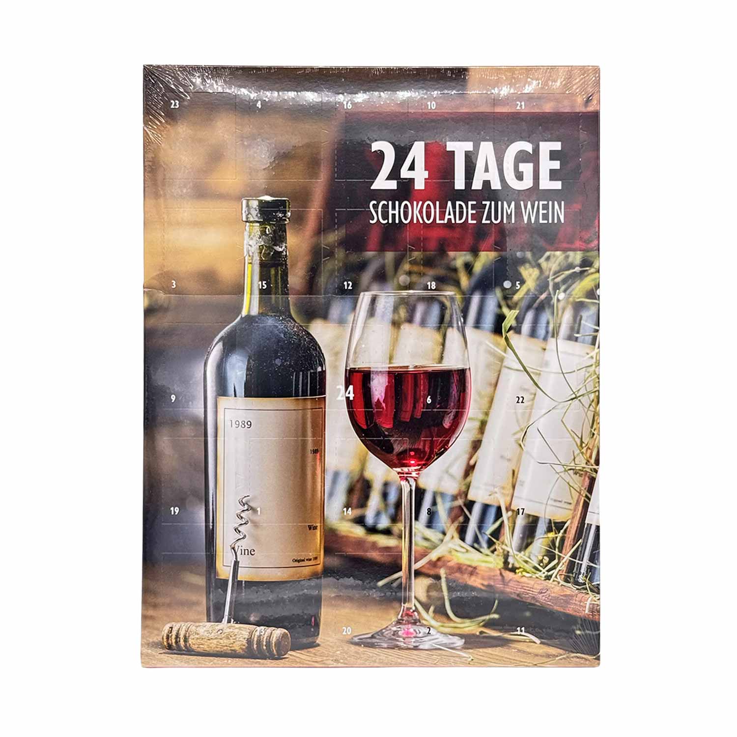 Adventskalender „Schokolade zum Wein“ – 24 Tage Schokoladengenuss für Weinliebhaber