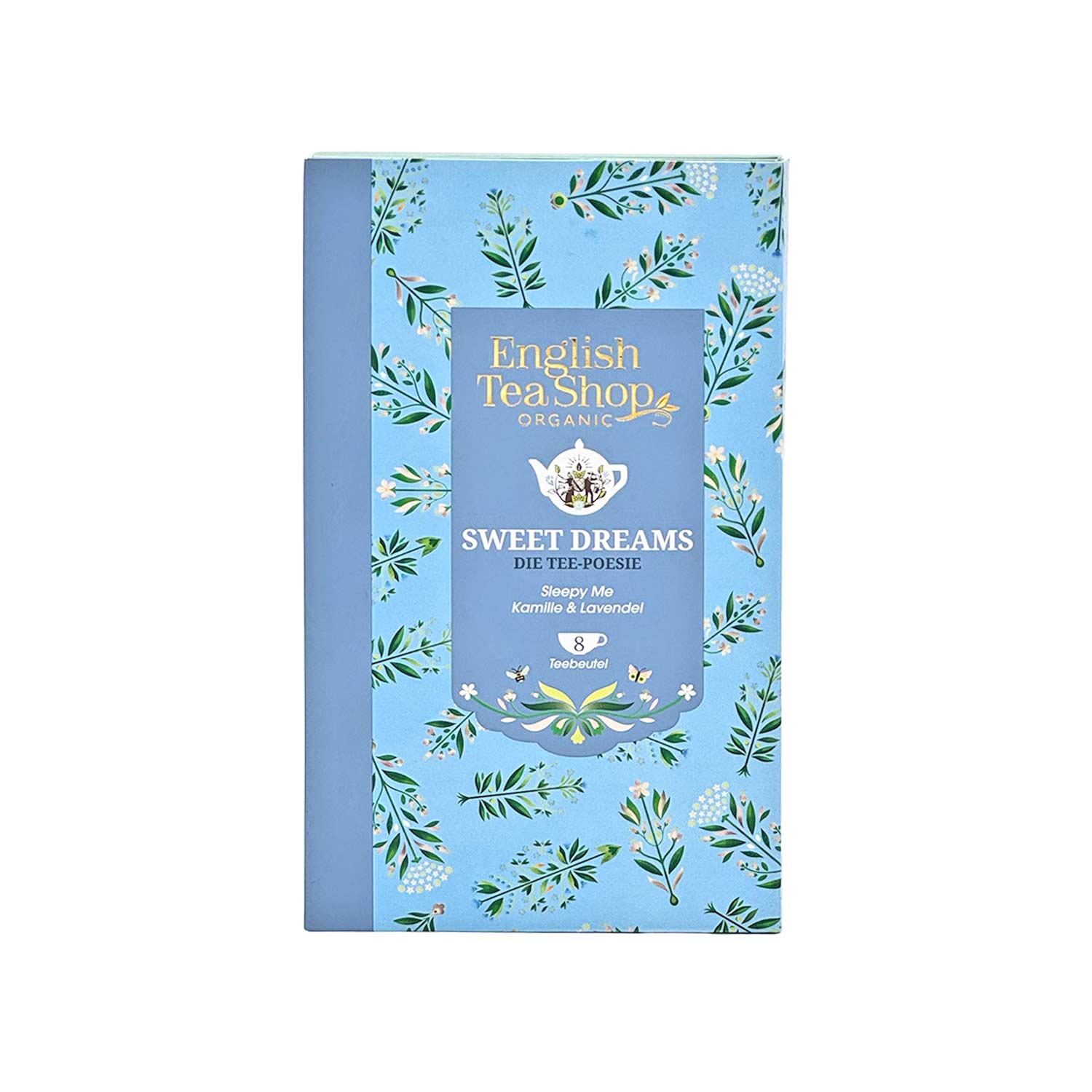 English Tea Shop - Tee-Poesie "Sweet Dreams", 8 Teebeutel, BIO English Tea Shop - Tee-Poesie "Sweet Dreams", 8 Teebeutel, BIO