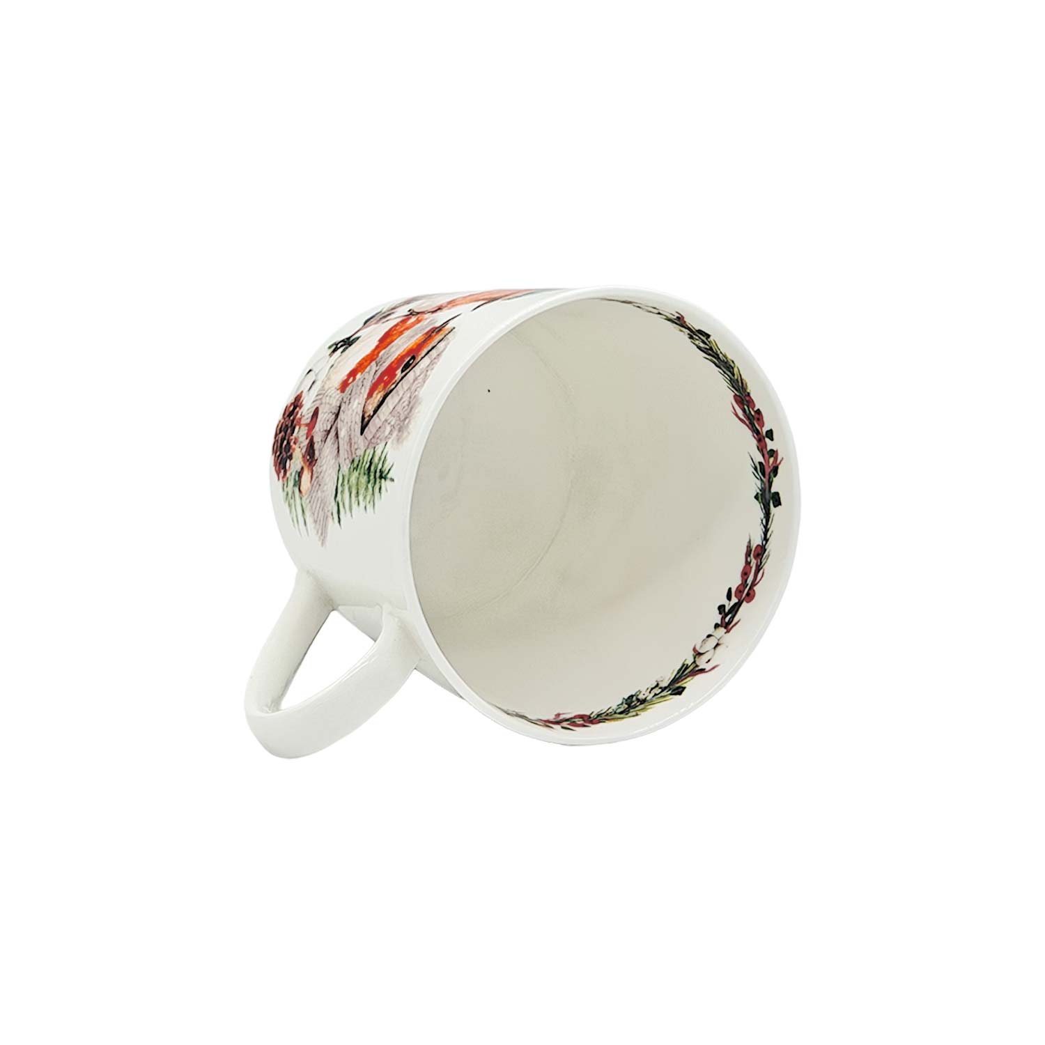 Becher „Süße Rotkehlchen“ aus Fine Bone China – 400 ml Becher „Süße Rotkehlchen“ aus Fine Bone China – 400 ml