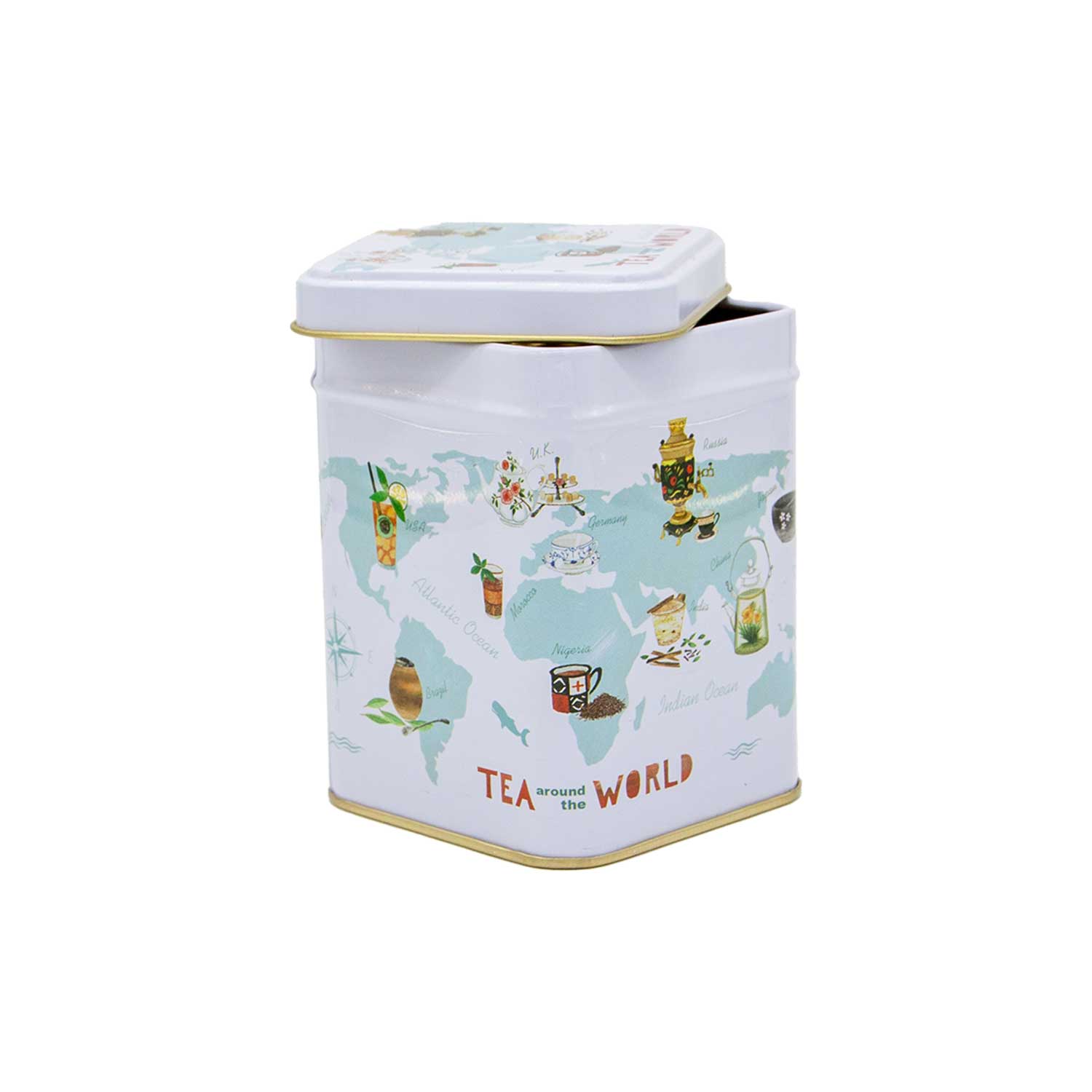 Teedose „Tea around the world“ ca. 100 g