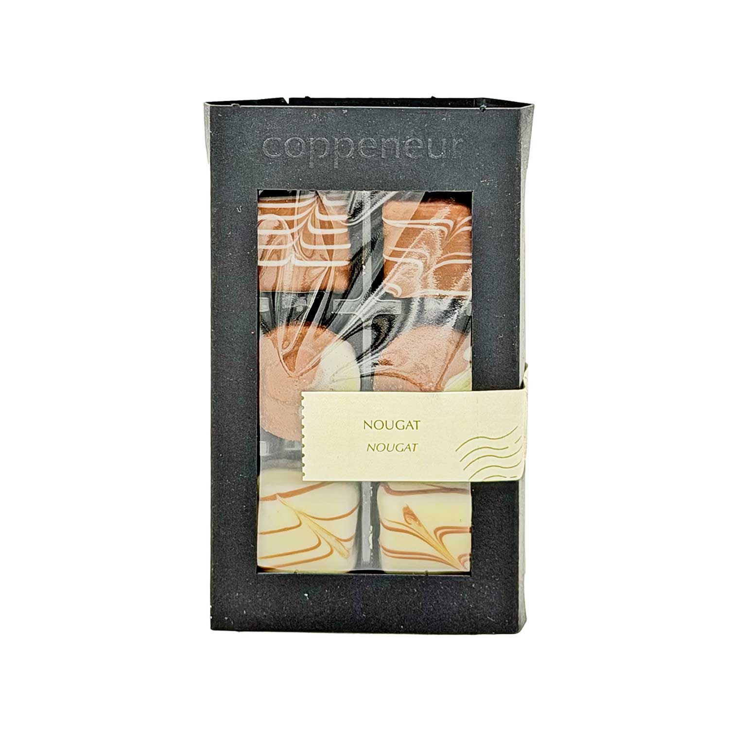 Coppeneur Sélection Nougat – Edle Nougatpralinen ohne Alkohol, 6 Stück