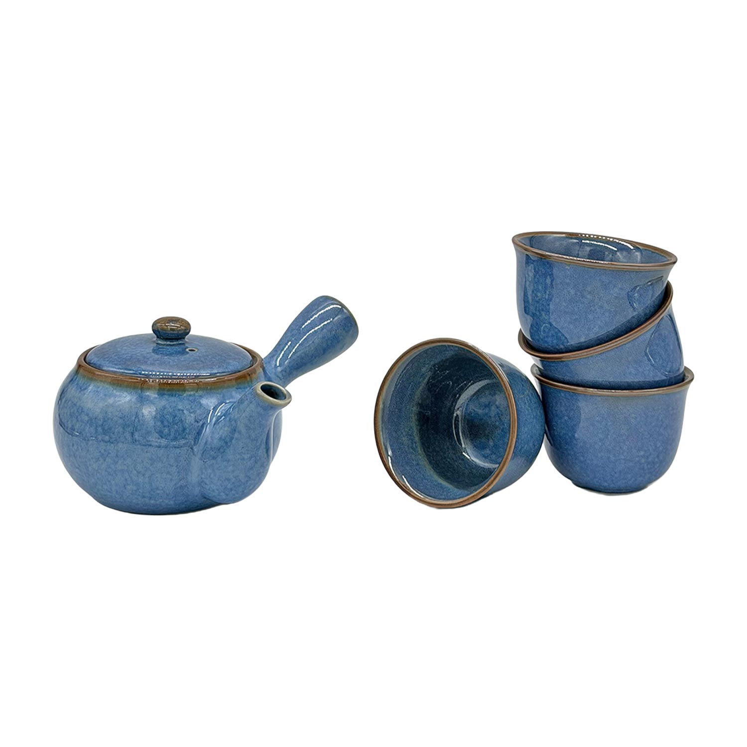 Japanisches Kyusu Teeset „Nagisa“ – Ruhe, Tiefe & authentischer Teegenuss