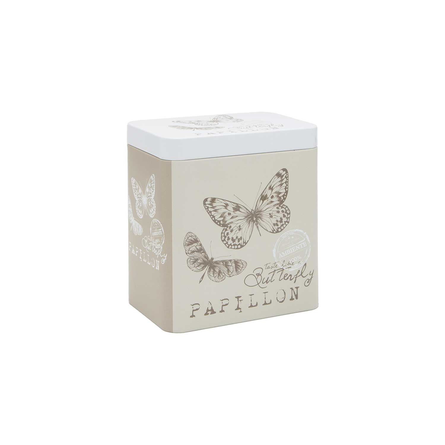 Teedose Butterfly mit Stülpdeckel, ca. 150 g Teedose Butterfly mit Stülpdeckel, ca. 150 g