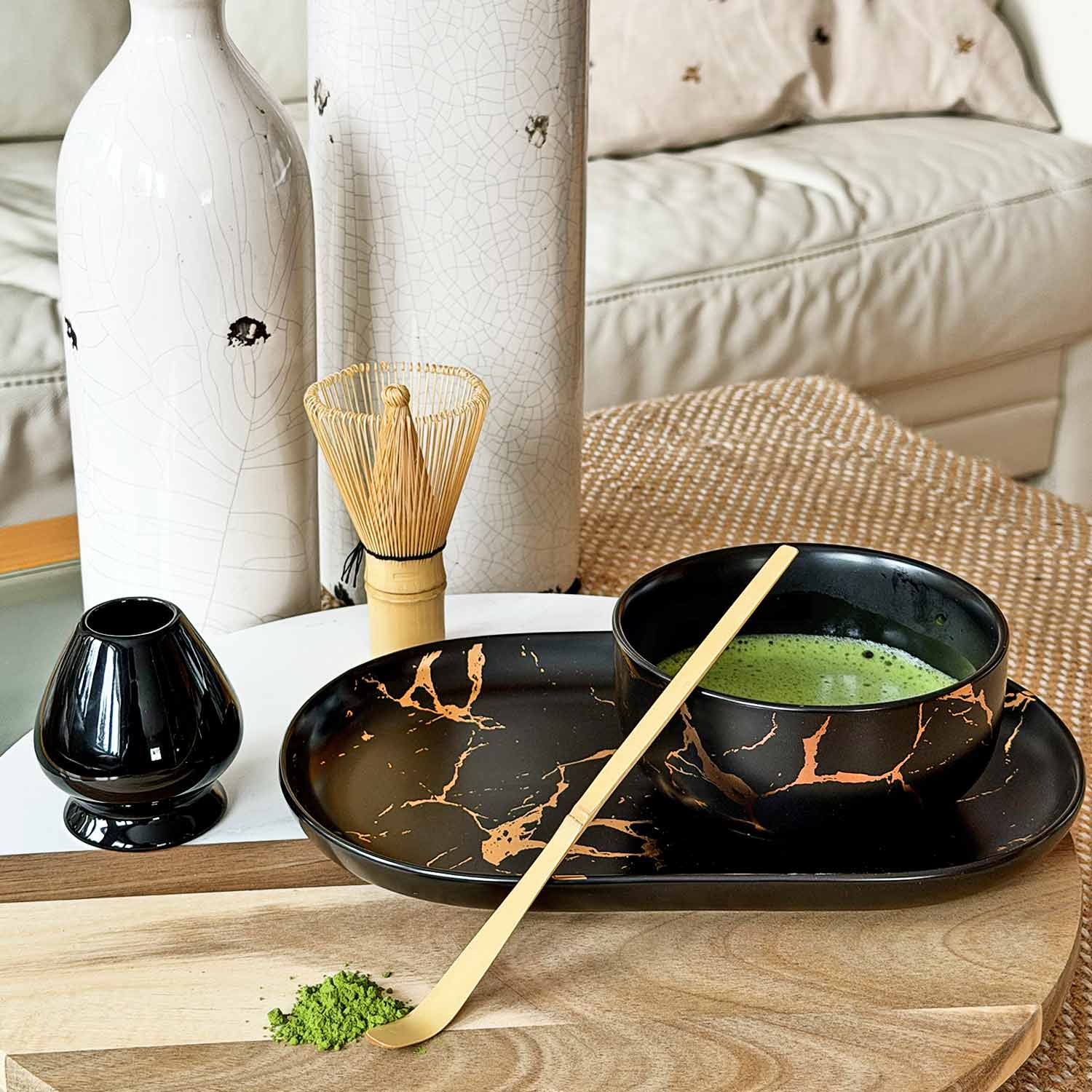 Matcha Set 5-tlg. „Yoru“ – Dein stilvoller Einstieg in die Welt des Matcha