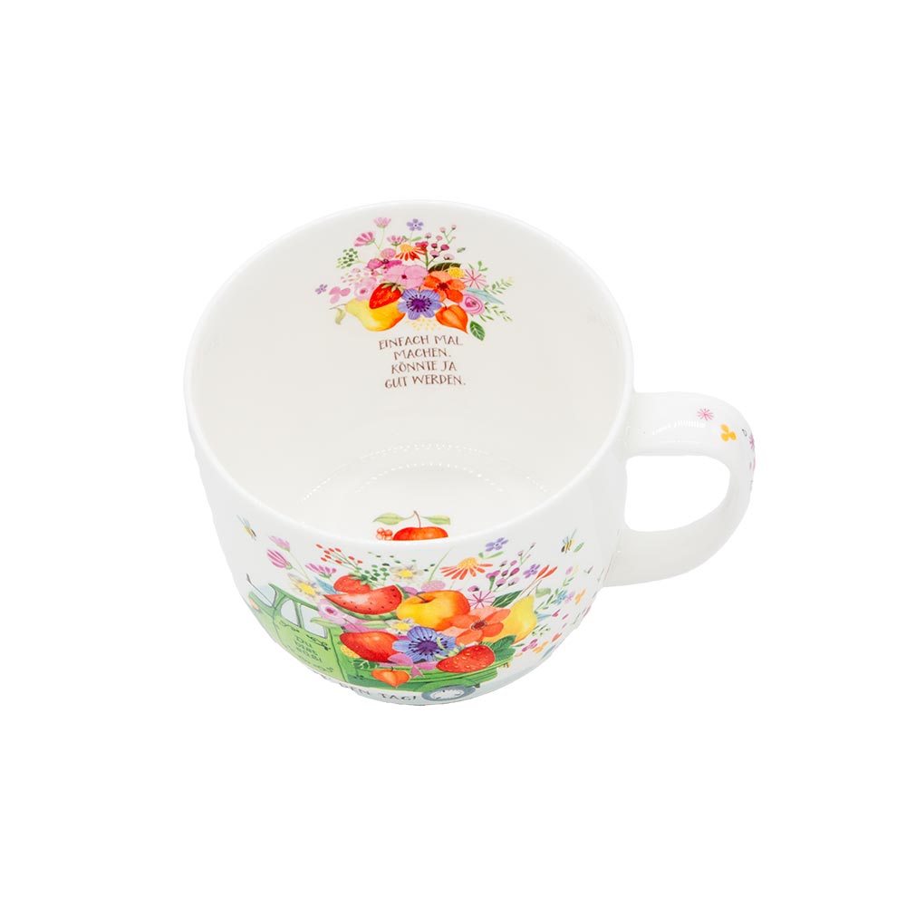 Jumbo-Teetasse „Schönes Leben”, 700 ml